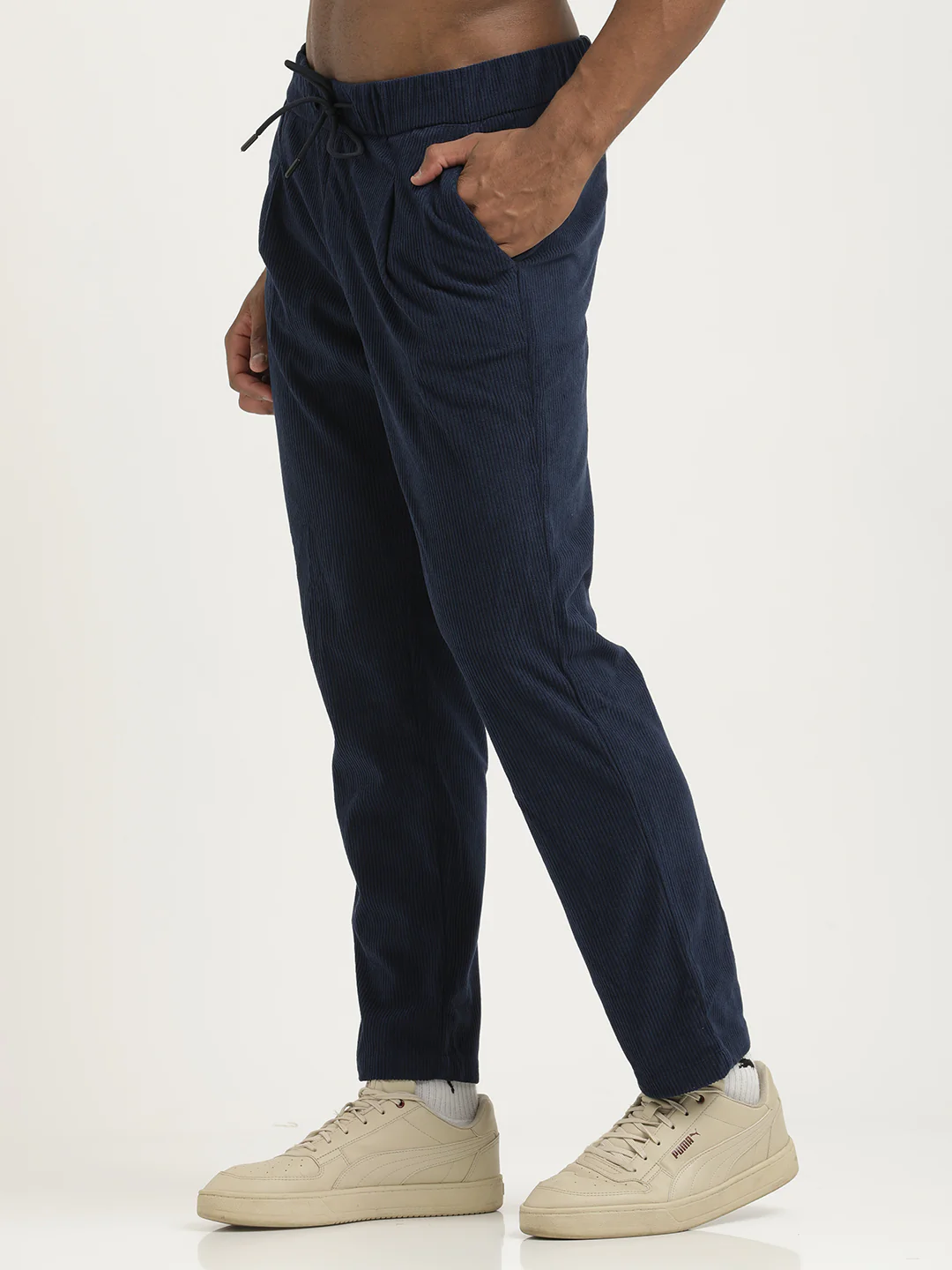 Men Corduroy Trousers with 3 Pockets - Image 5