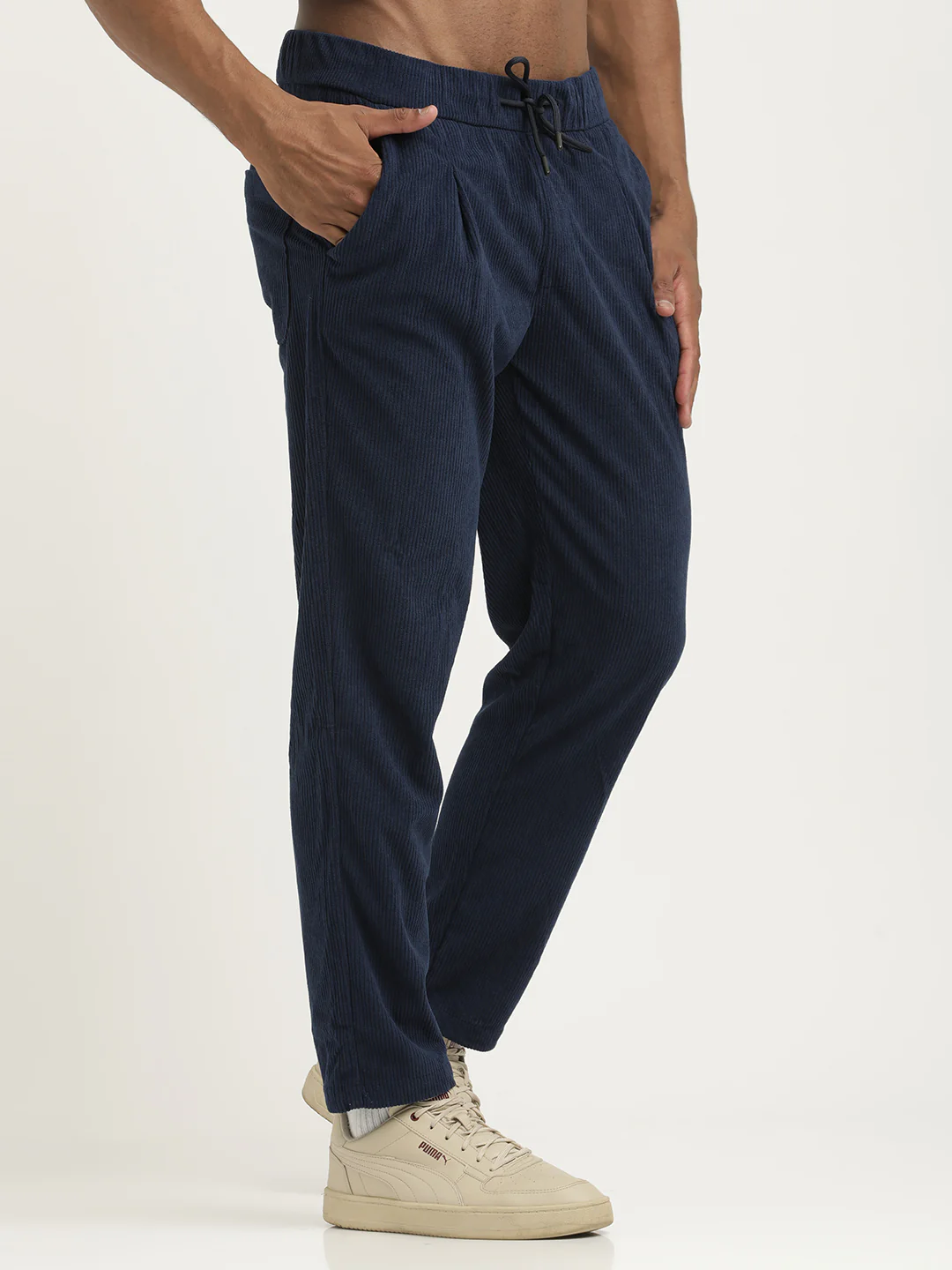 Men Corduroy Trousers with 3 Pockets - Image 6
