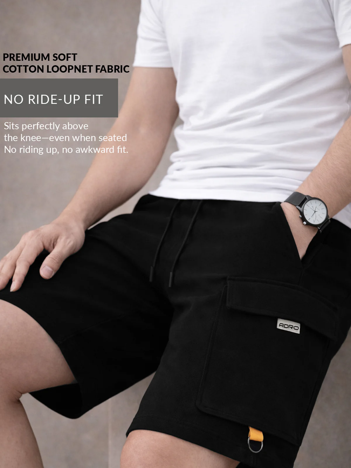 Men Cotton Cargo Shorts - Image 4
