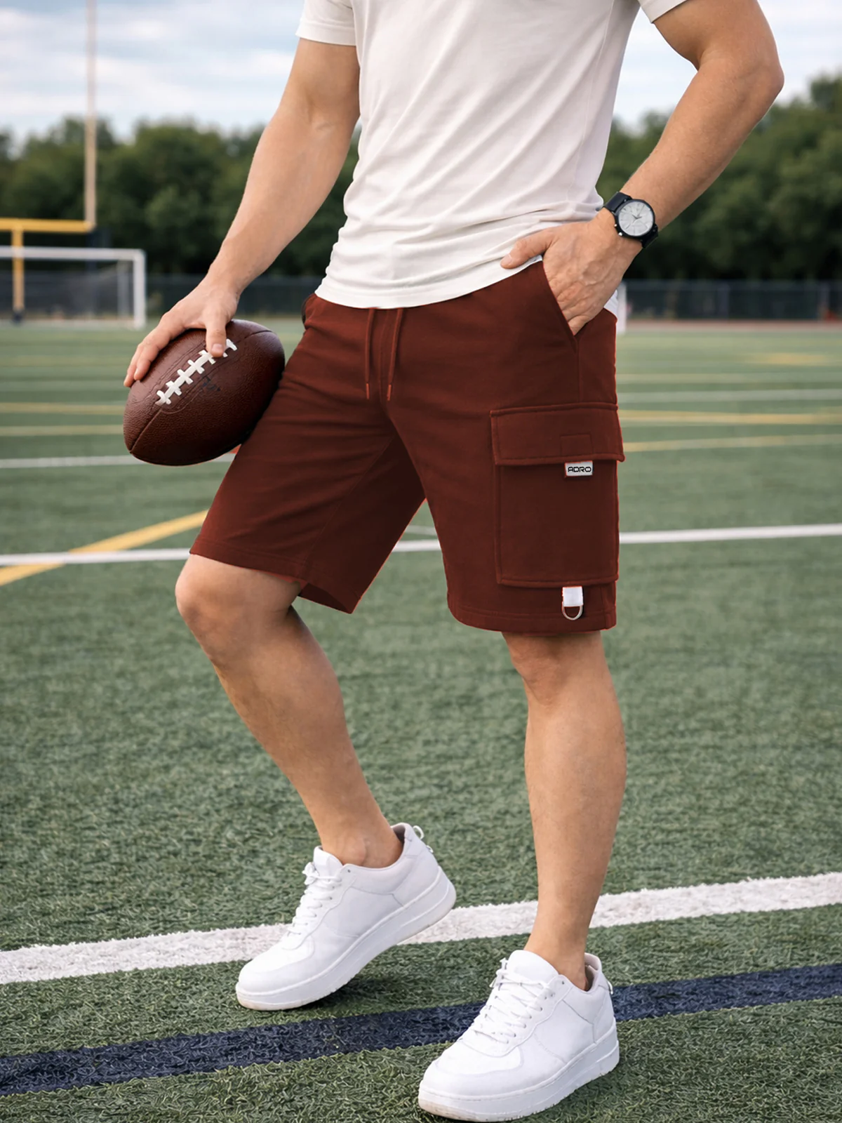 Men Cotton Cargo Shorts - Image 7
