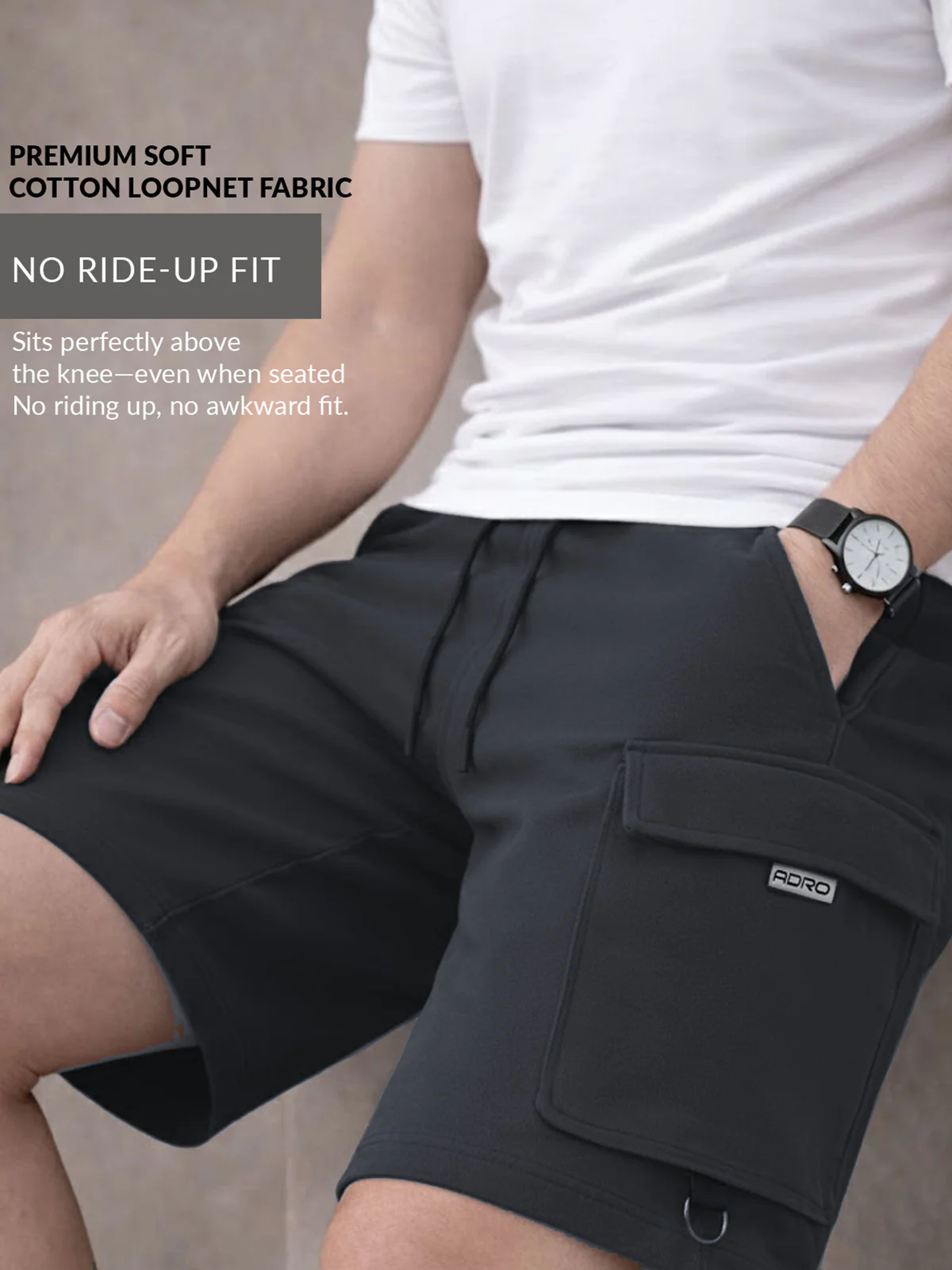 Men Cotton Cargo Shorts - Image 4