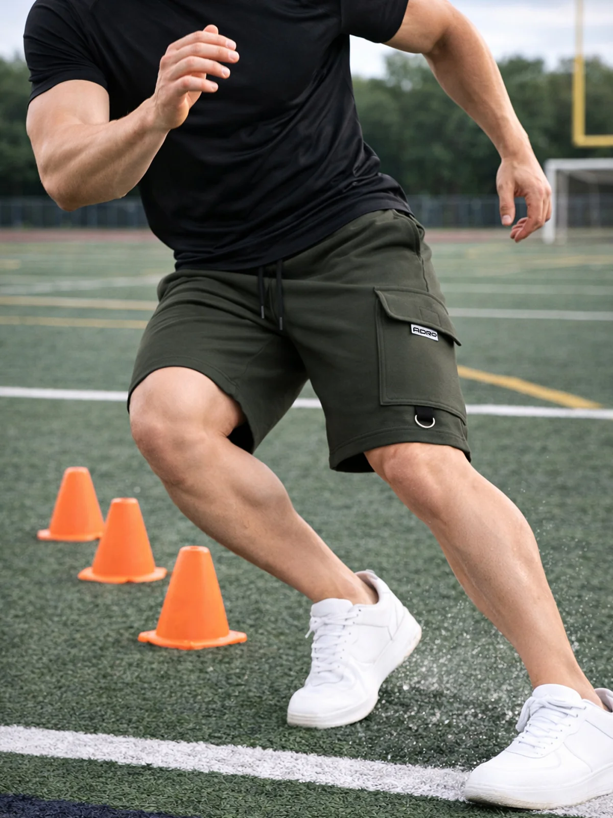 Men Cotton Cargo Shorts - Image 7