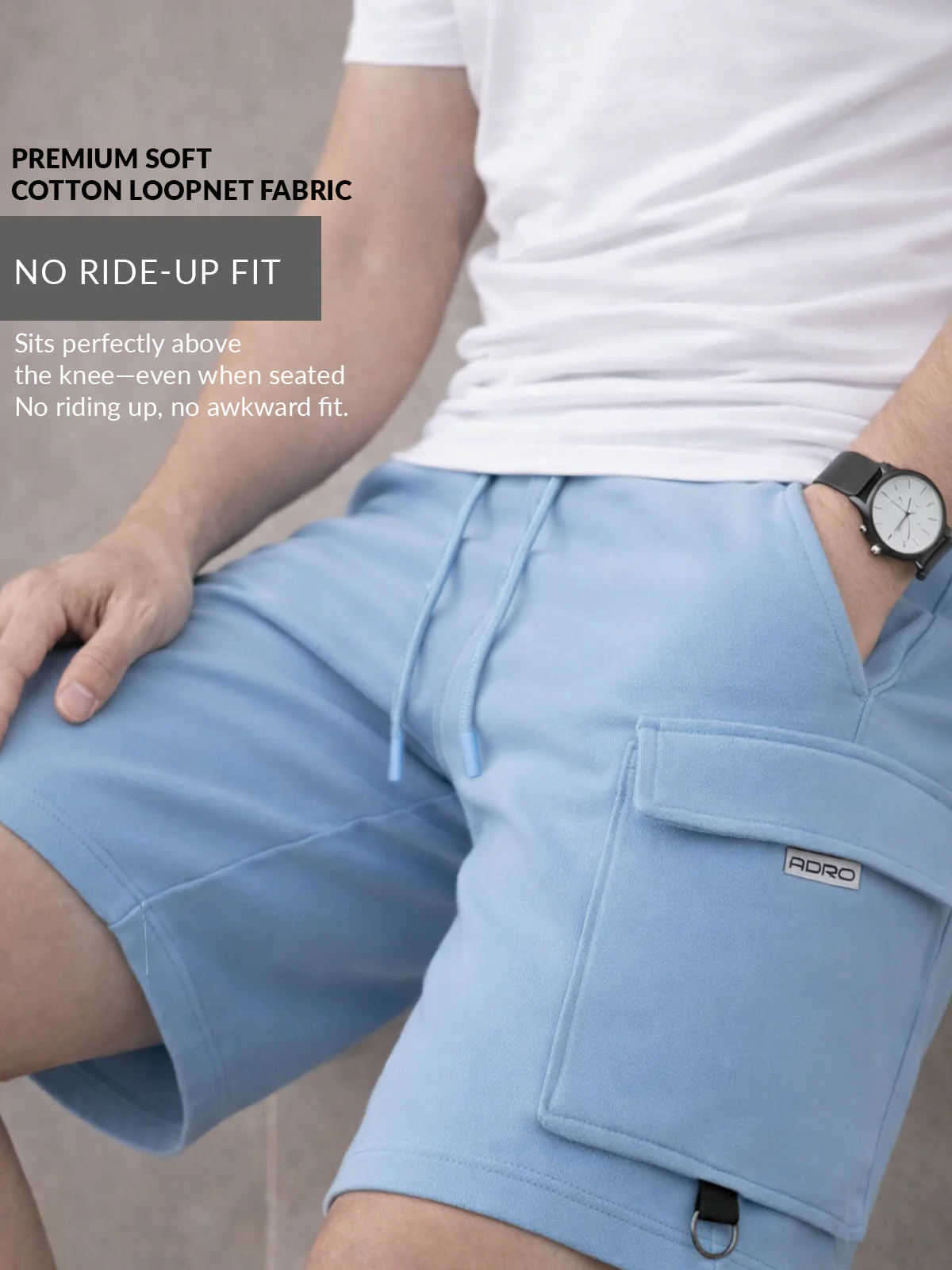Men Cotton Cargo Shorts - Image 4