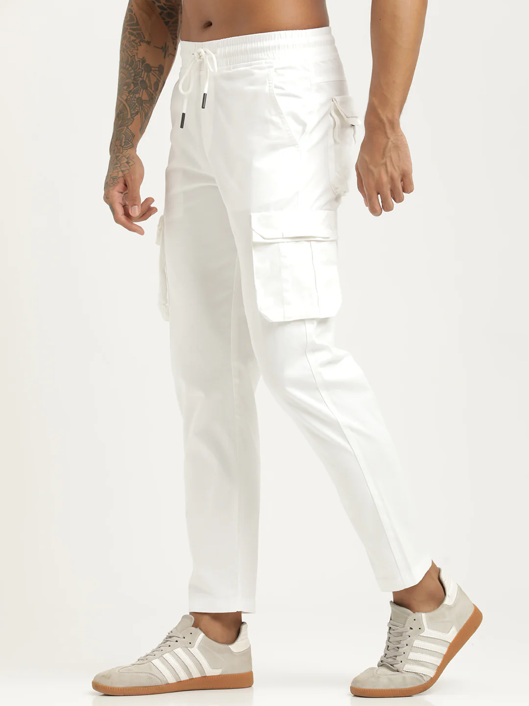 Men Cotton Cargo Trousers - Image 5