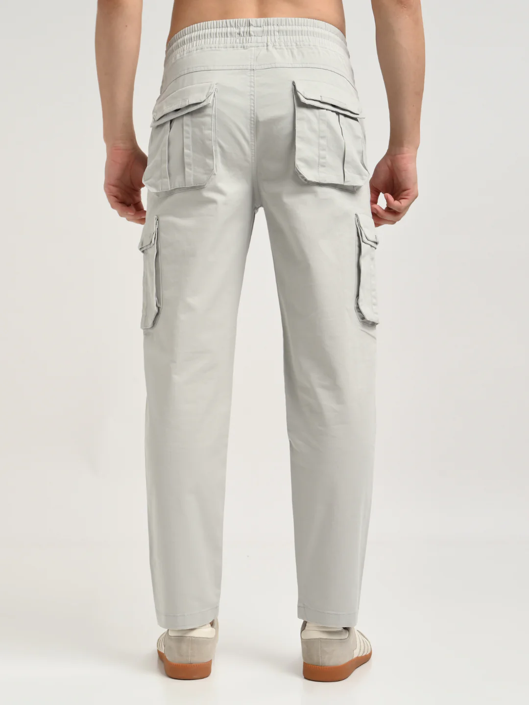 Men Cotton Cargo Trousers - Image 4
