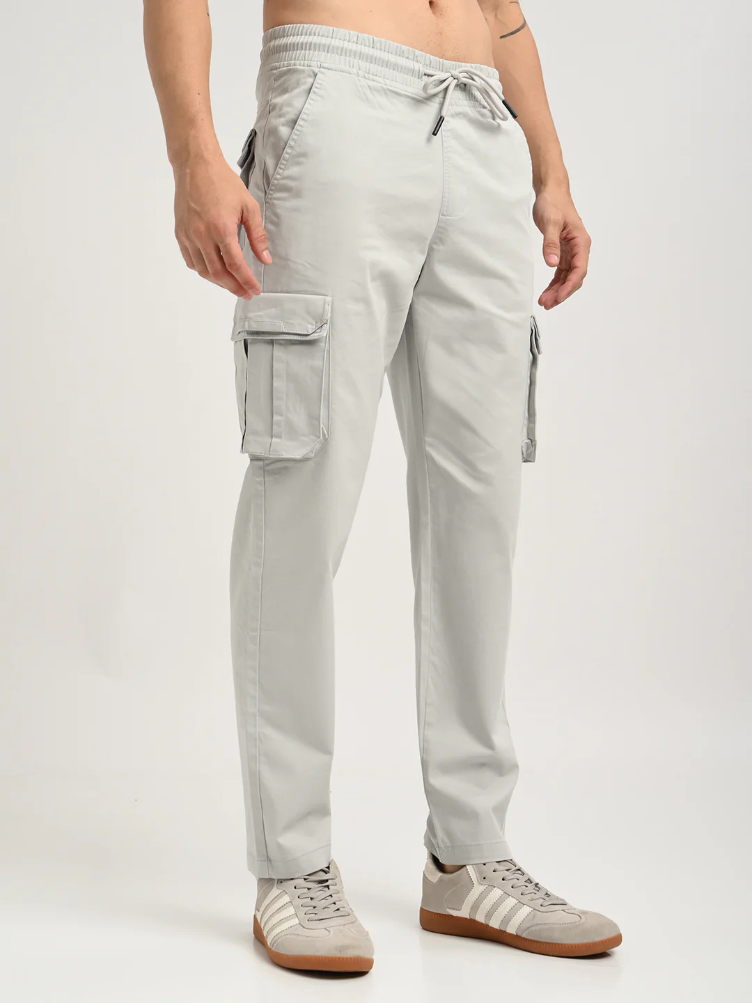 Men Cotton Cargo Trousers - Image 6