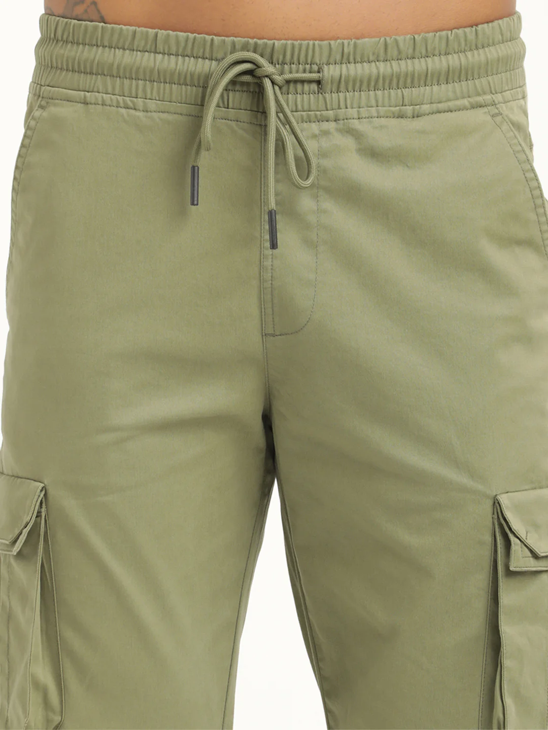 Men Cotton Cargo Trousers - Image 7