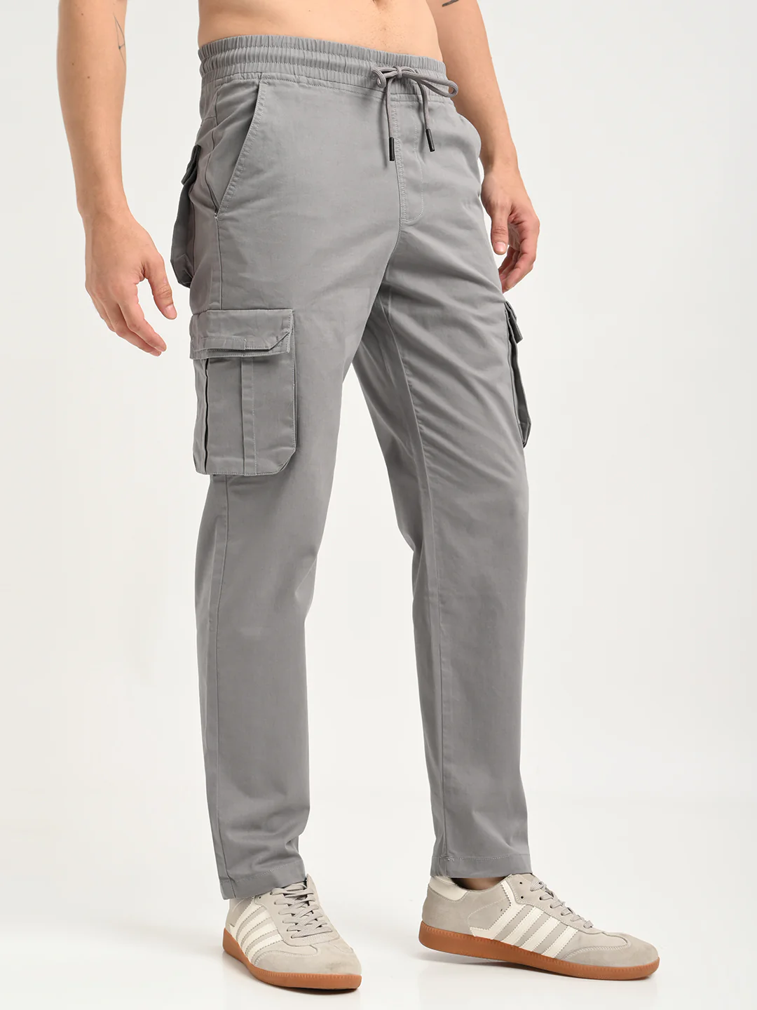 Men Cotton Cargo Trousers - Image 6