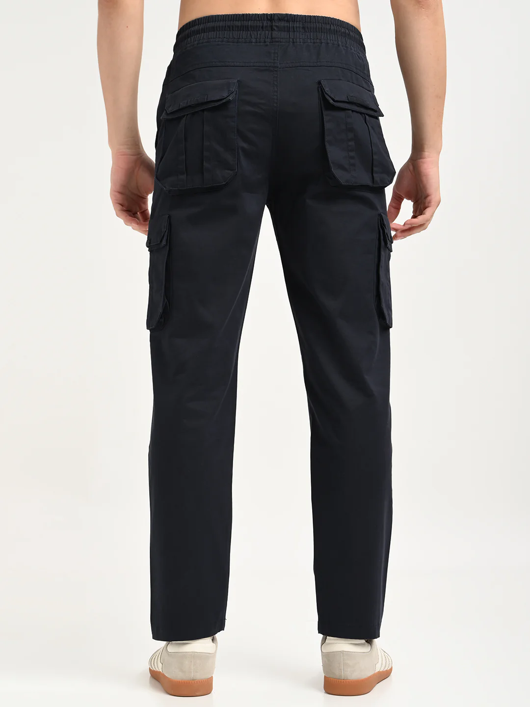Men Cotton Cargo Trousers - Image 4