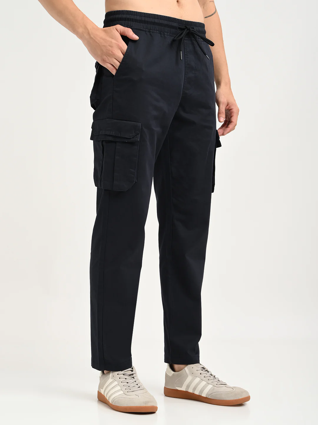 Men Cotton Cargo Trousers - Image 6