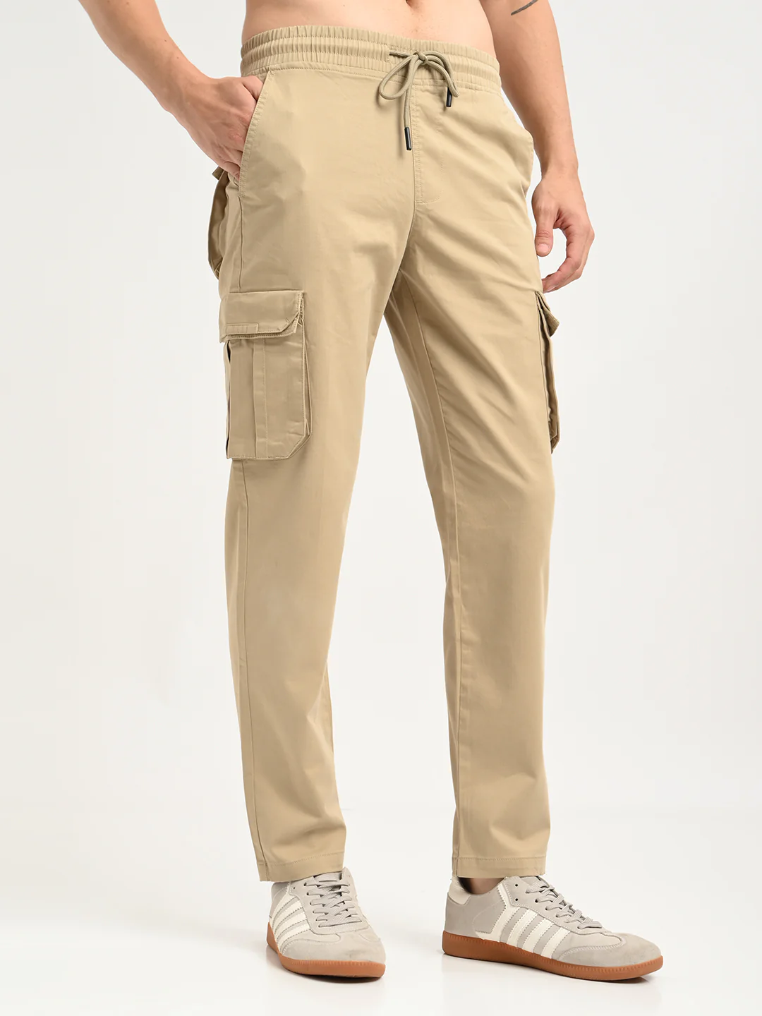 Men Cotton Cargo Trousers - Image 6