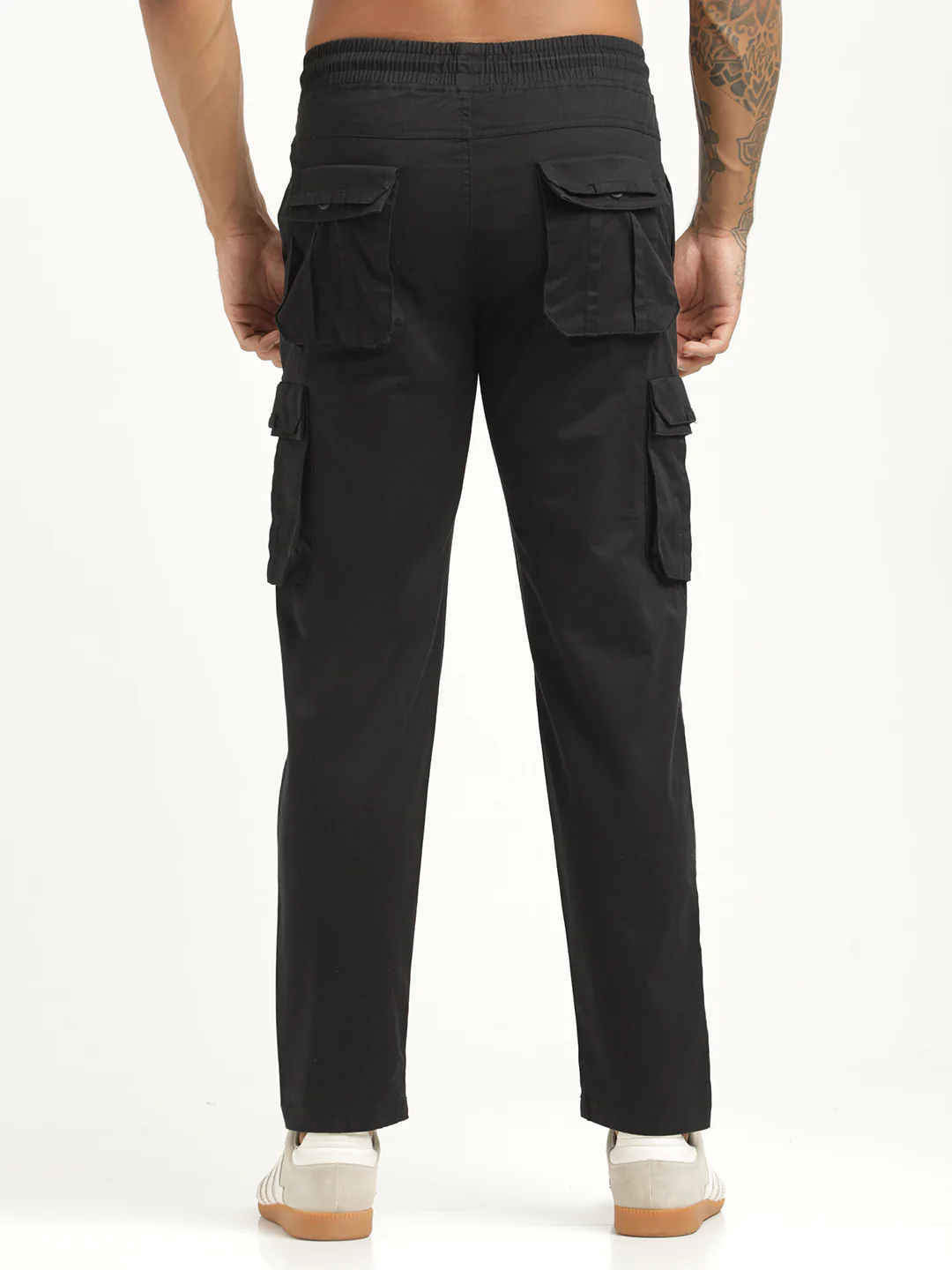 Men Cotton Cargo Trousers - Image 4