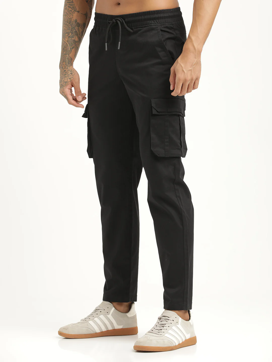 Men Cotton Cargo Trousers - Image 5