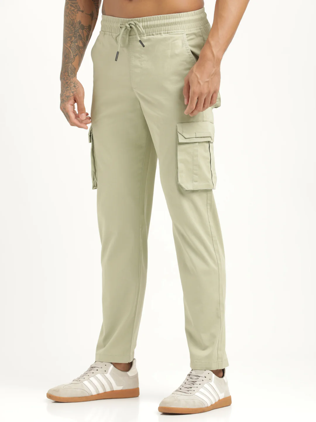 Men Cotton Cargo Trousers - Image 5