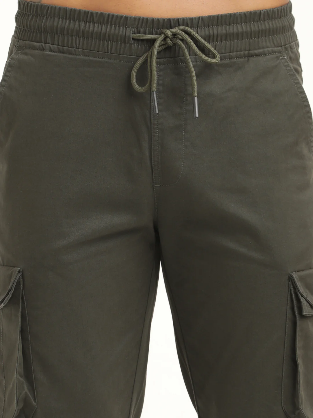 Men Cotton Cargo Trousers - Image 7