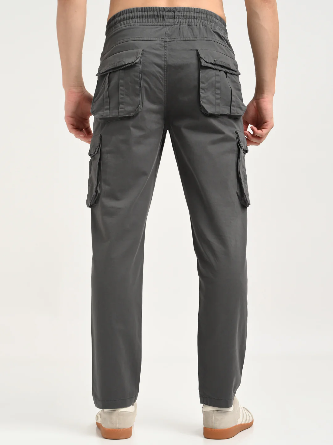 Men Cotton Cargo Trousers - Image 4