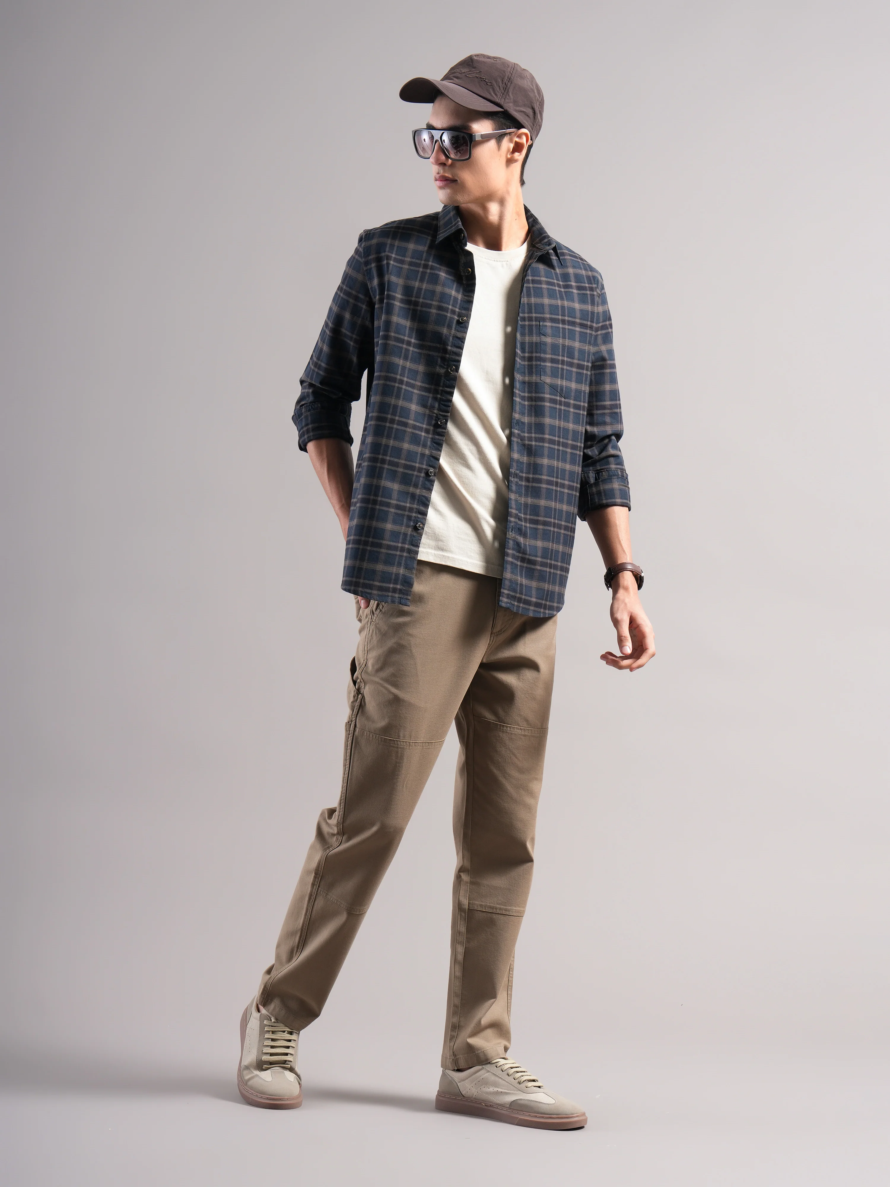 Men Cotton Checked Shirts - Image 5