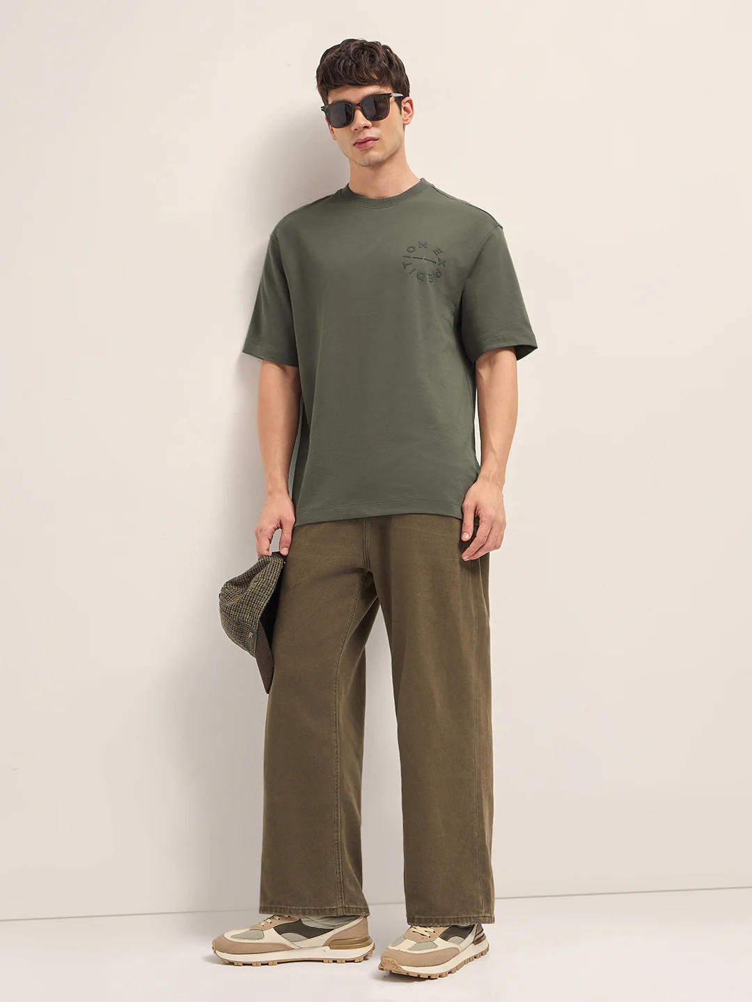 Men Cotton Crew Neck Printed Tshirt - Image 4