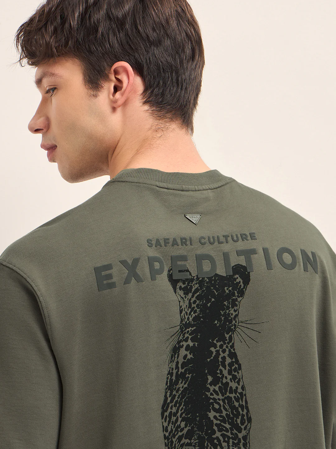 Men Cotton Crew Neck Printed Tshirt - Image 6