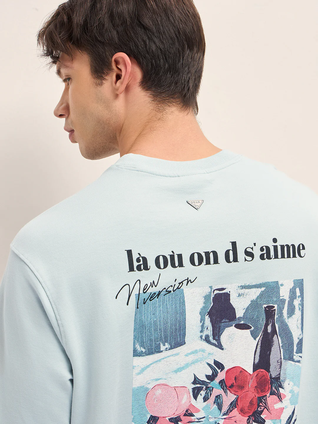 Men Cotton Crew Neck Printed Tshirt - Image 6