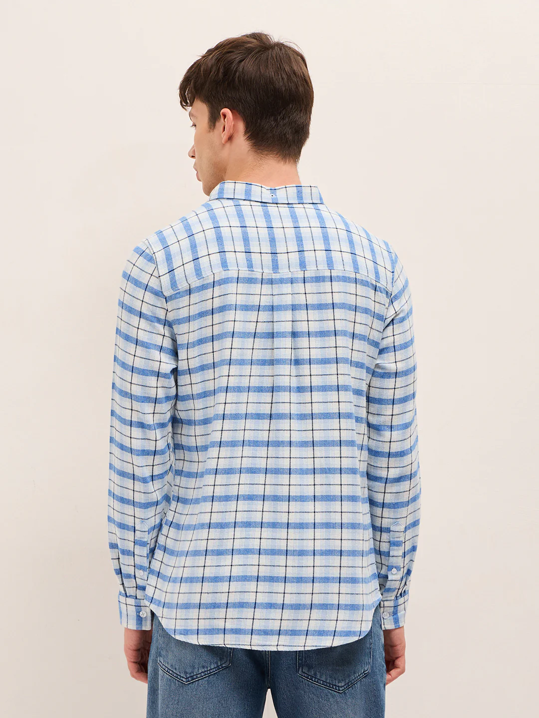 Men Cotton Flannel Shirt - Image 2