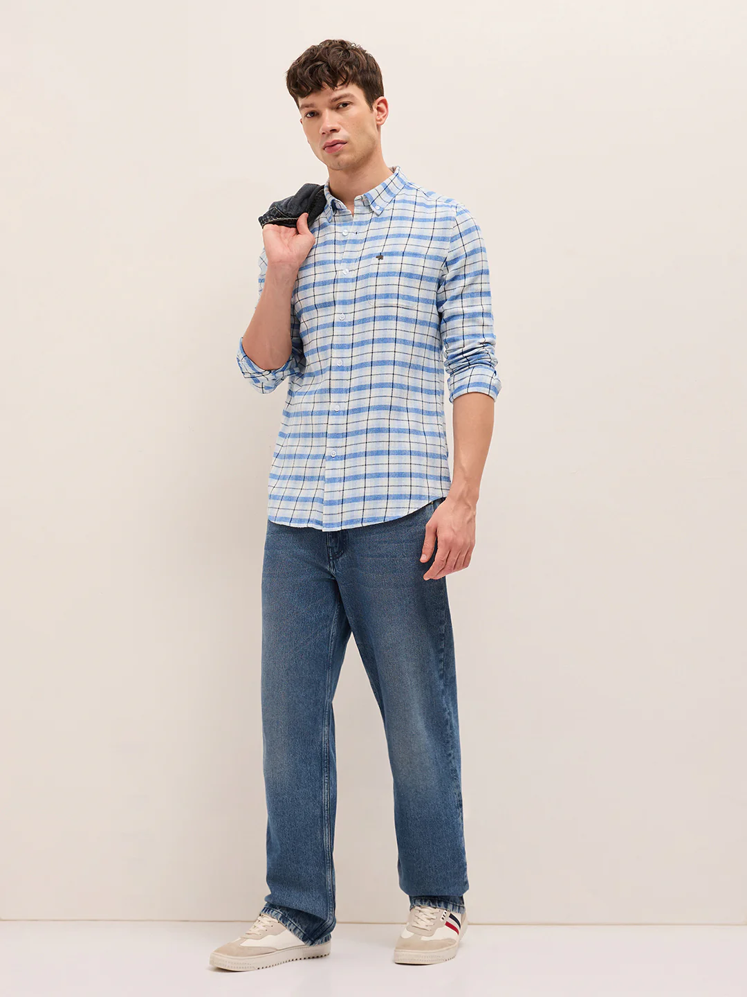 Men Cotton Flannel Shirt - Image 4