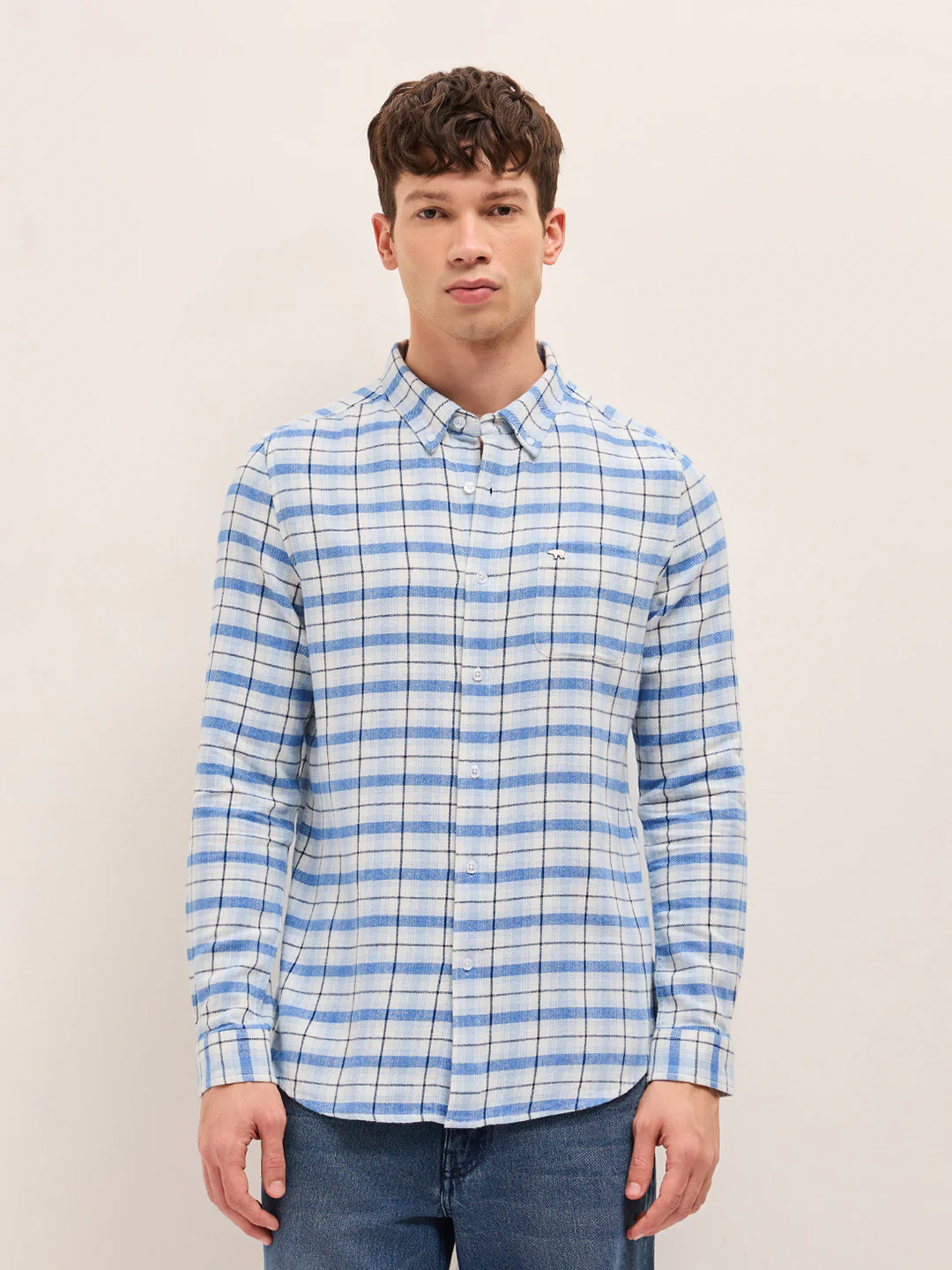 Men Cotton Flannel Shirt - Image 6