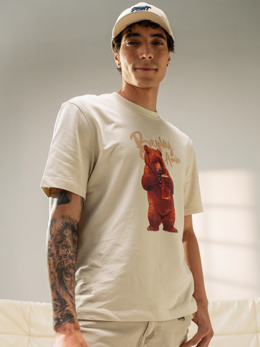 Men Cotton Graphic Printed Tshirt - Image 5