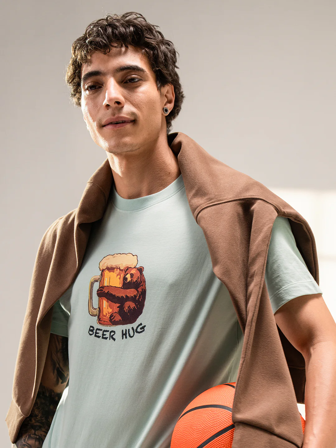 Men Cotton Graphic Printed Tshirt - Image 5