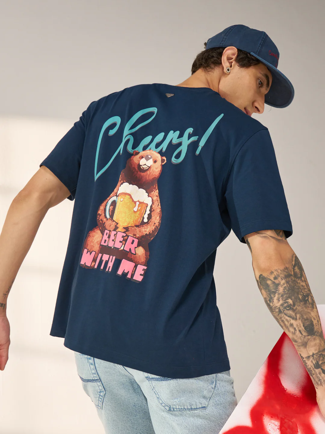 Men Cotton Graphic Printed Tshirt