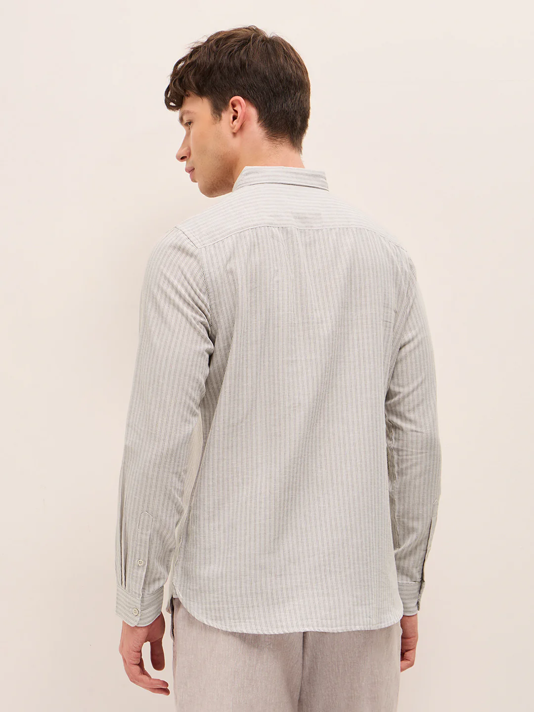 Men Cotton Linen Casual Shirt - Image 2
