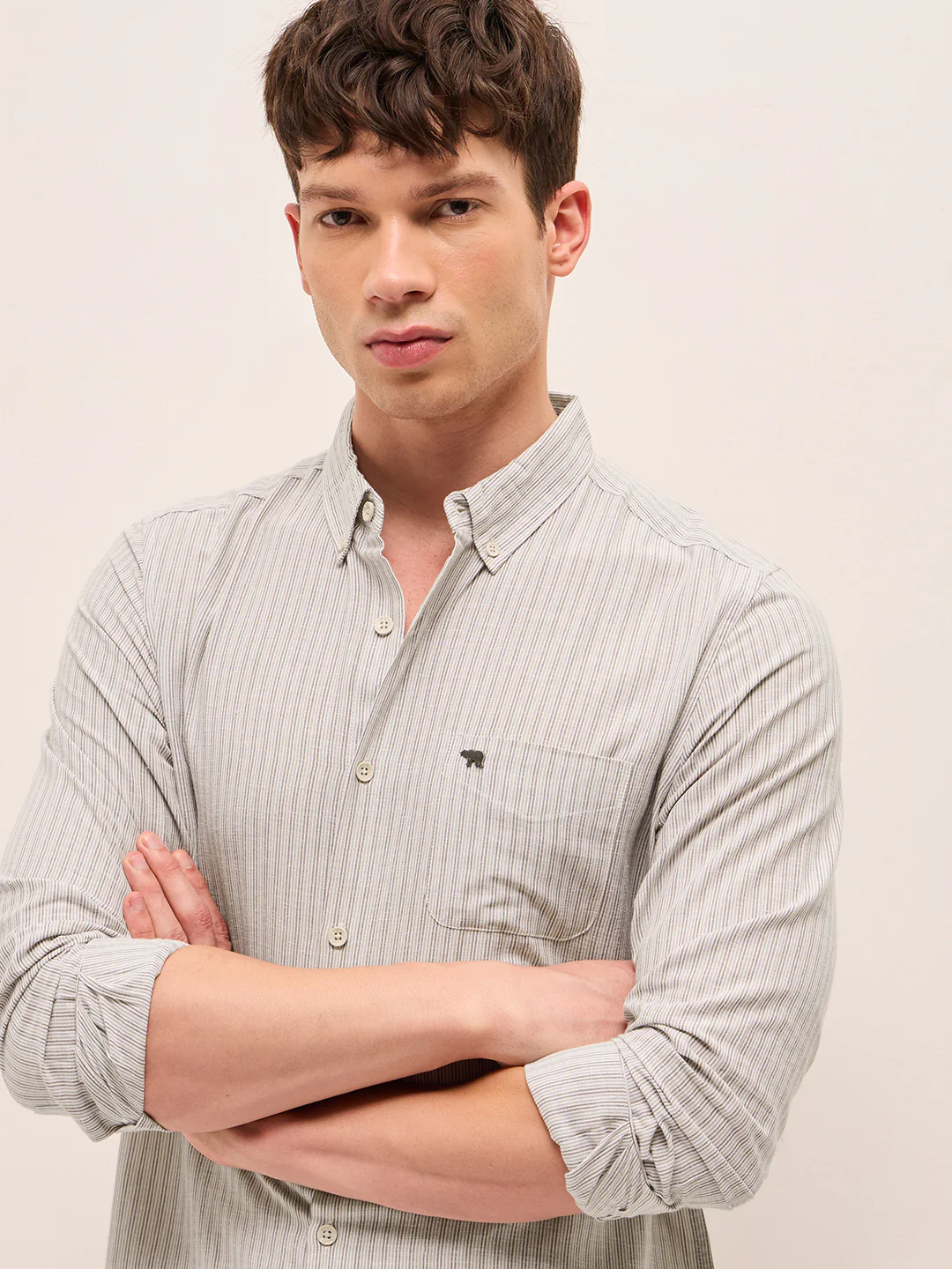 Men Cotton Linen Casual Shirt - Image 5