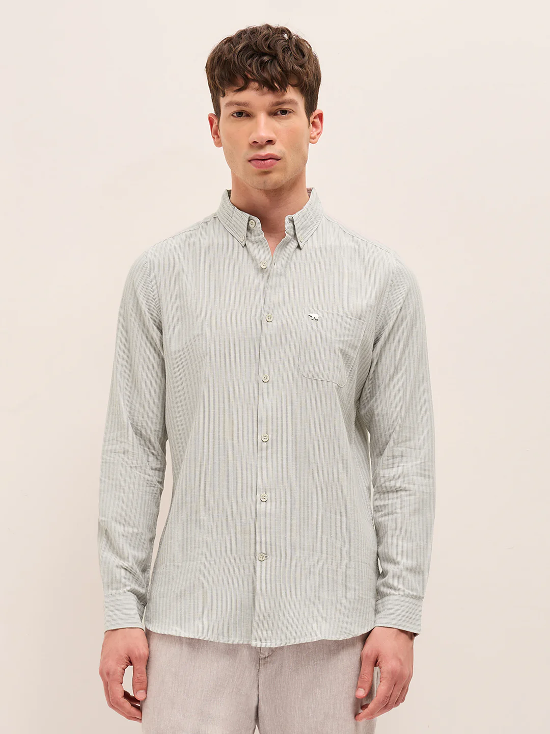 Men Cotton Linen Casual Shirt - Image 6