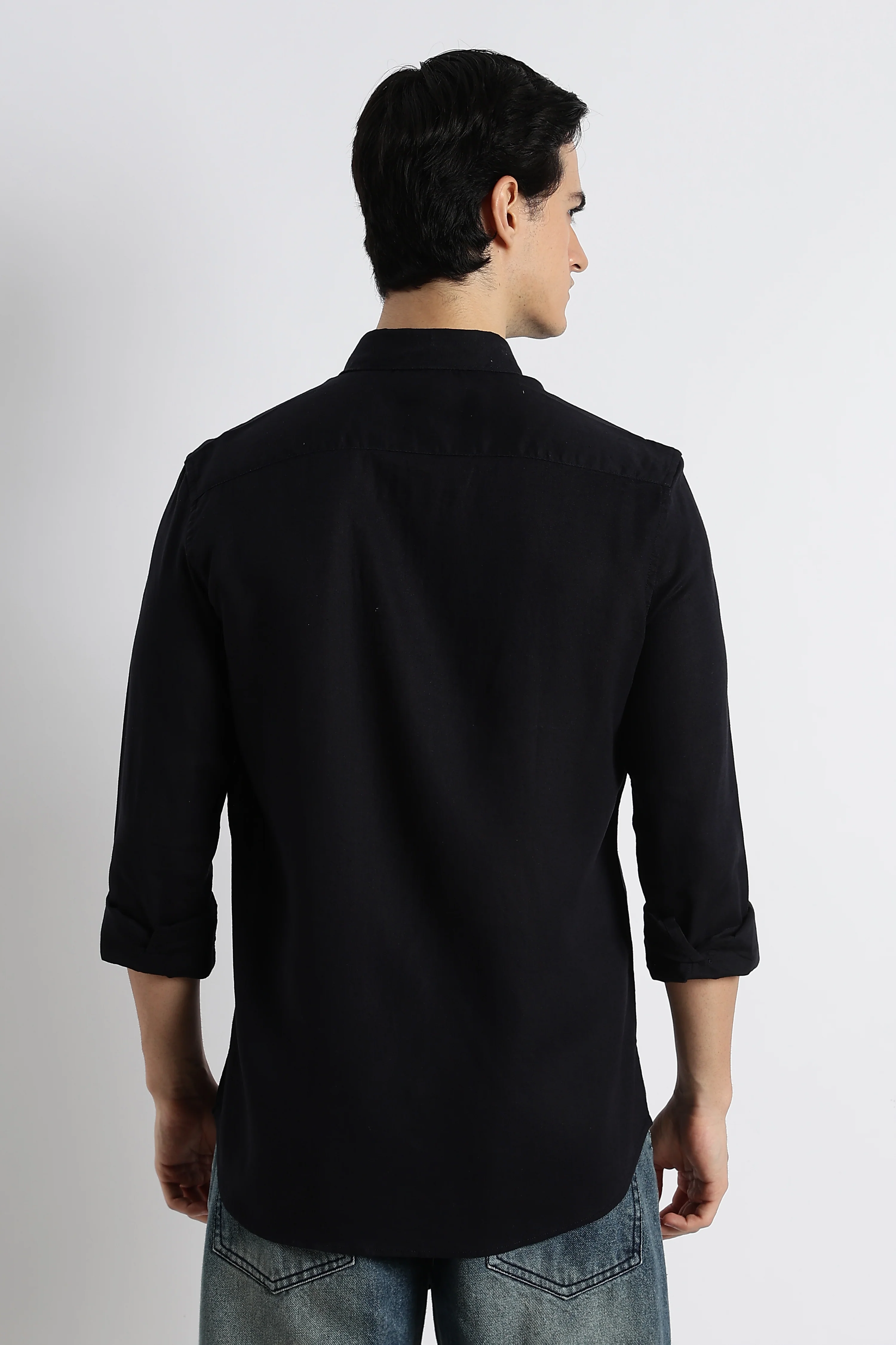 Men Cotton-Linen Shirt - Image 2