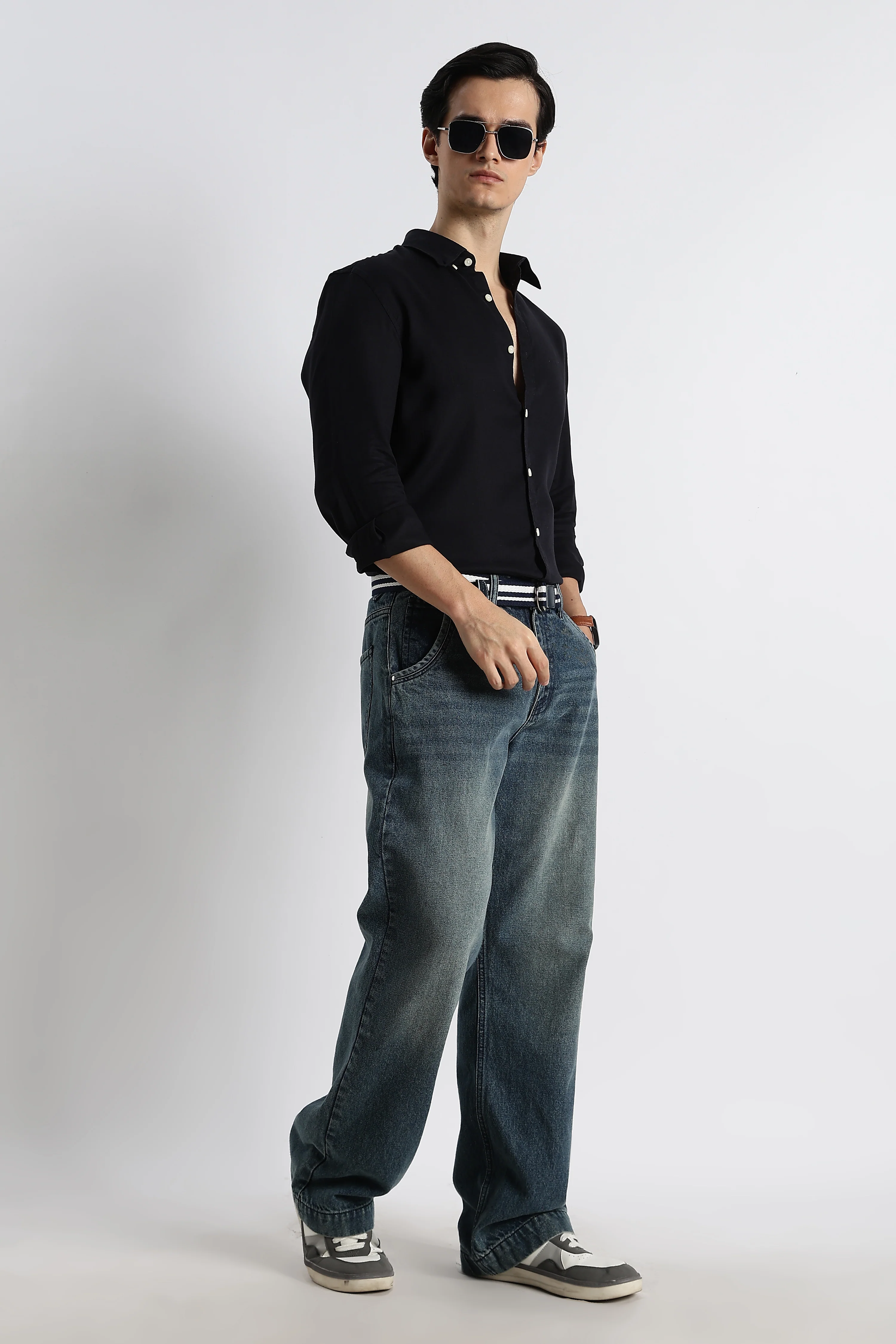 Men Cotton-Linen Shirt - Image 9
