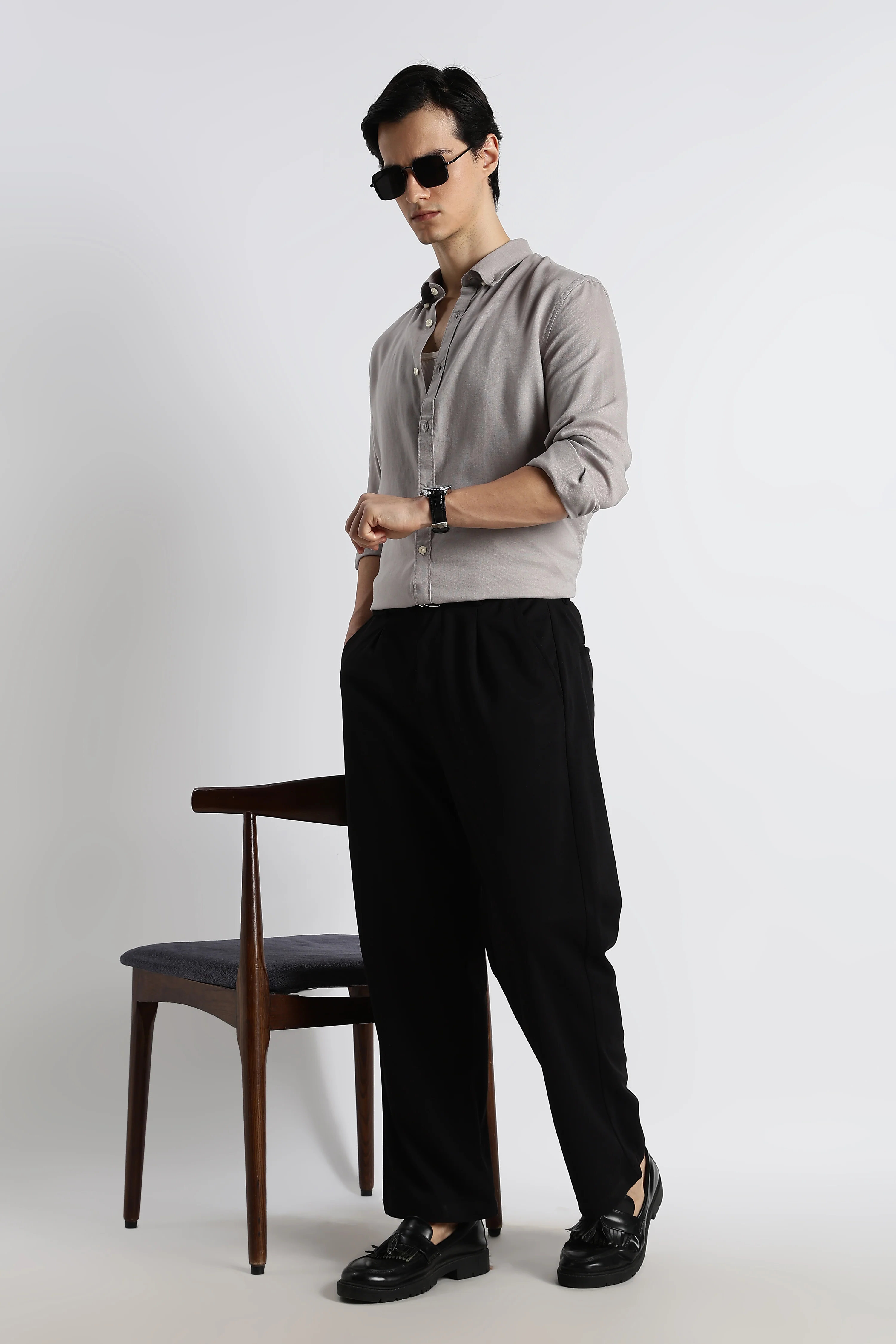 Men Cotton-Linen Shirt - Image 10