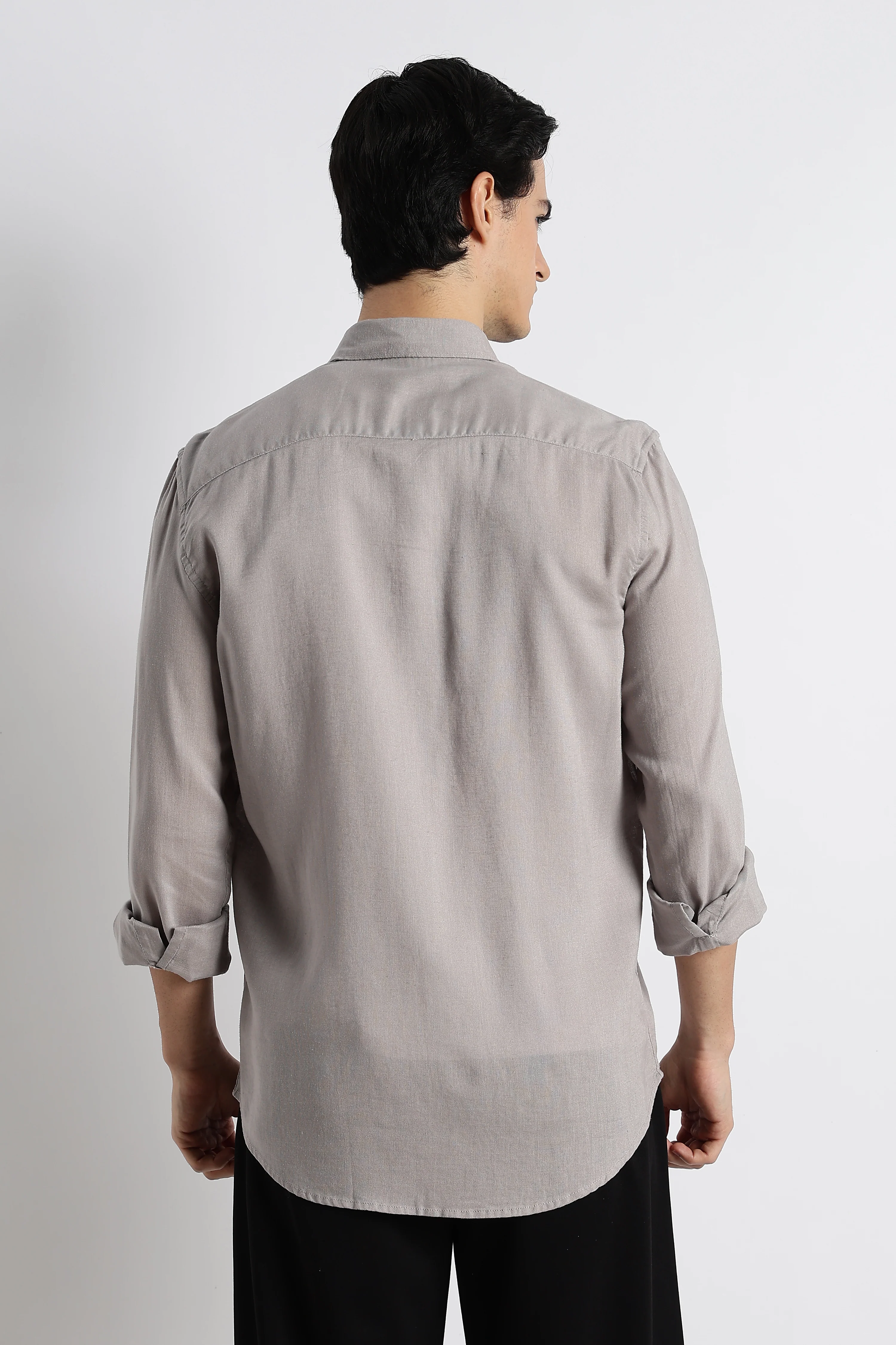 Men Cotton-Linen Shirt - Image 2