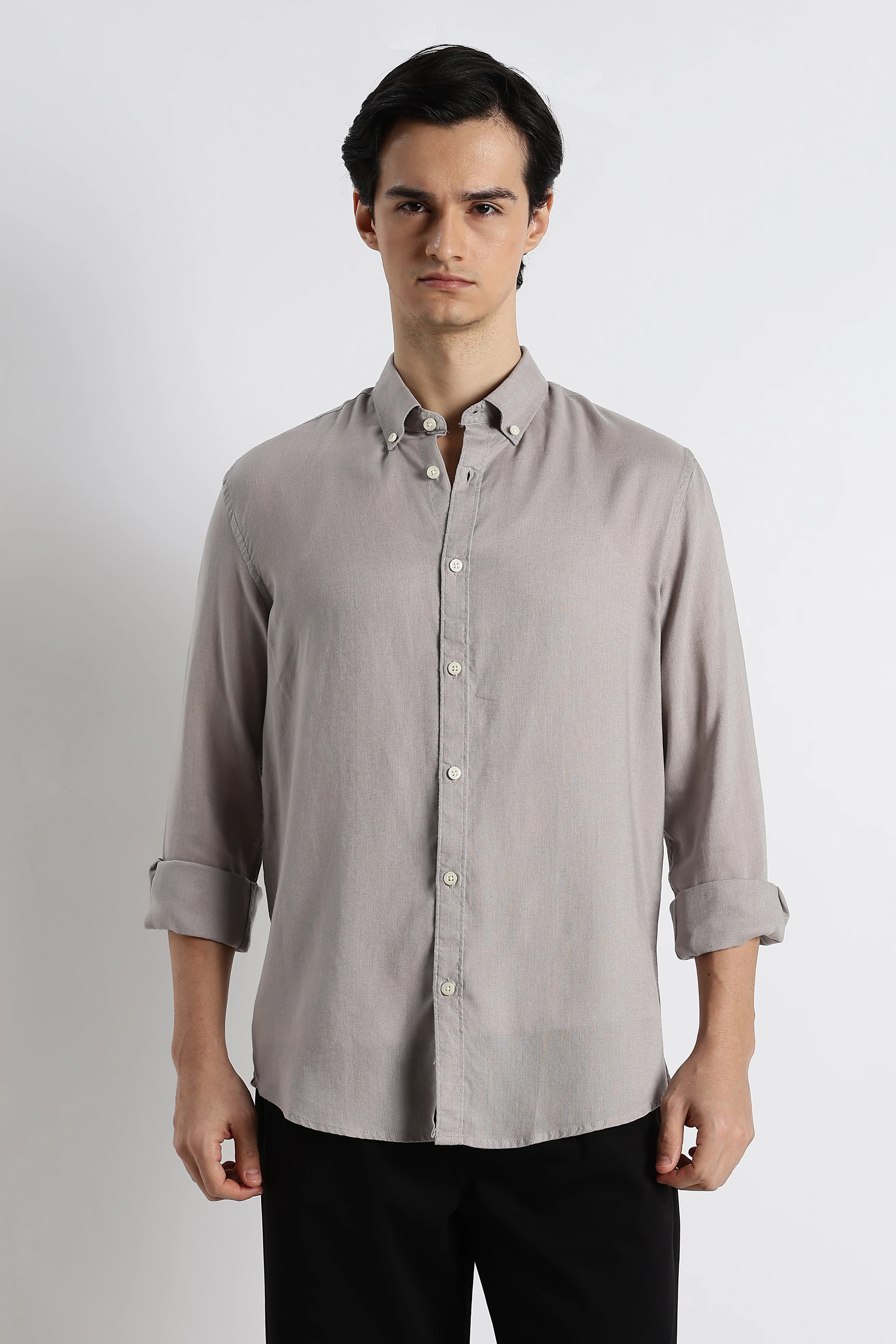 Men Cotton-Linen Shirt - Image 4