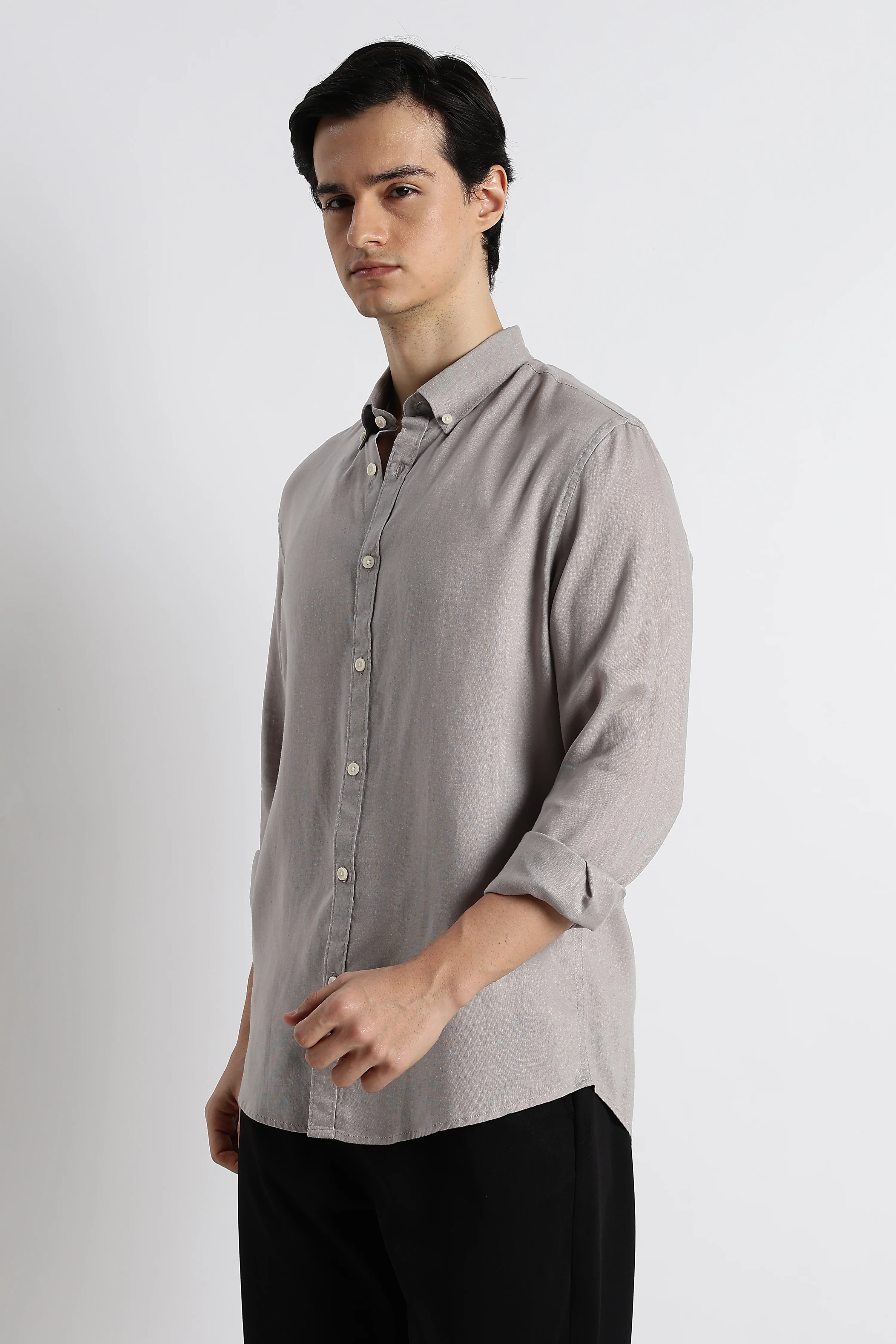 Men Cotton-Linen Shirt - Image 5