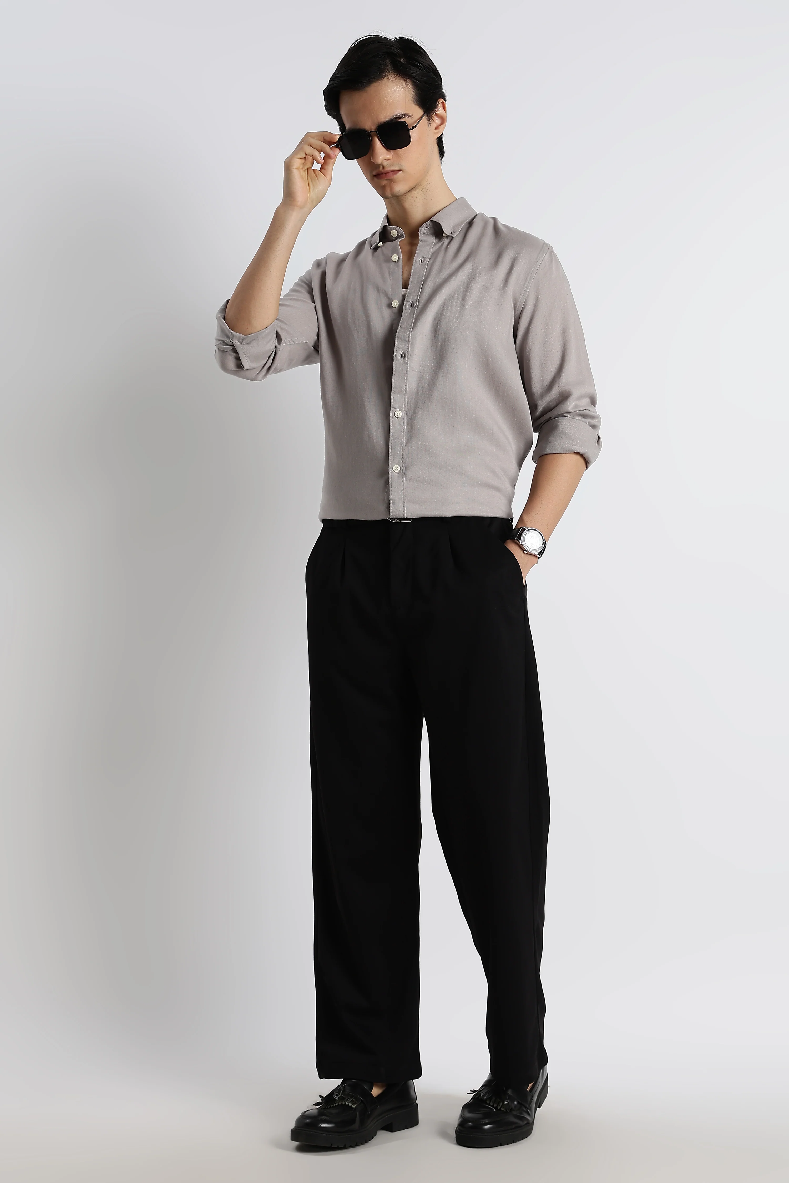 Men Cotton-Linen Shirt - Image 9
