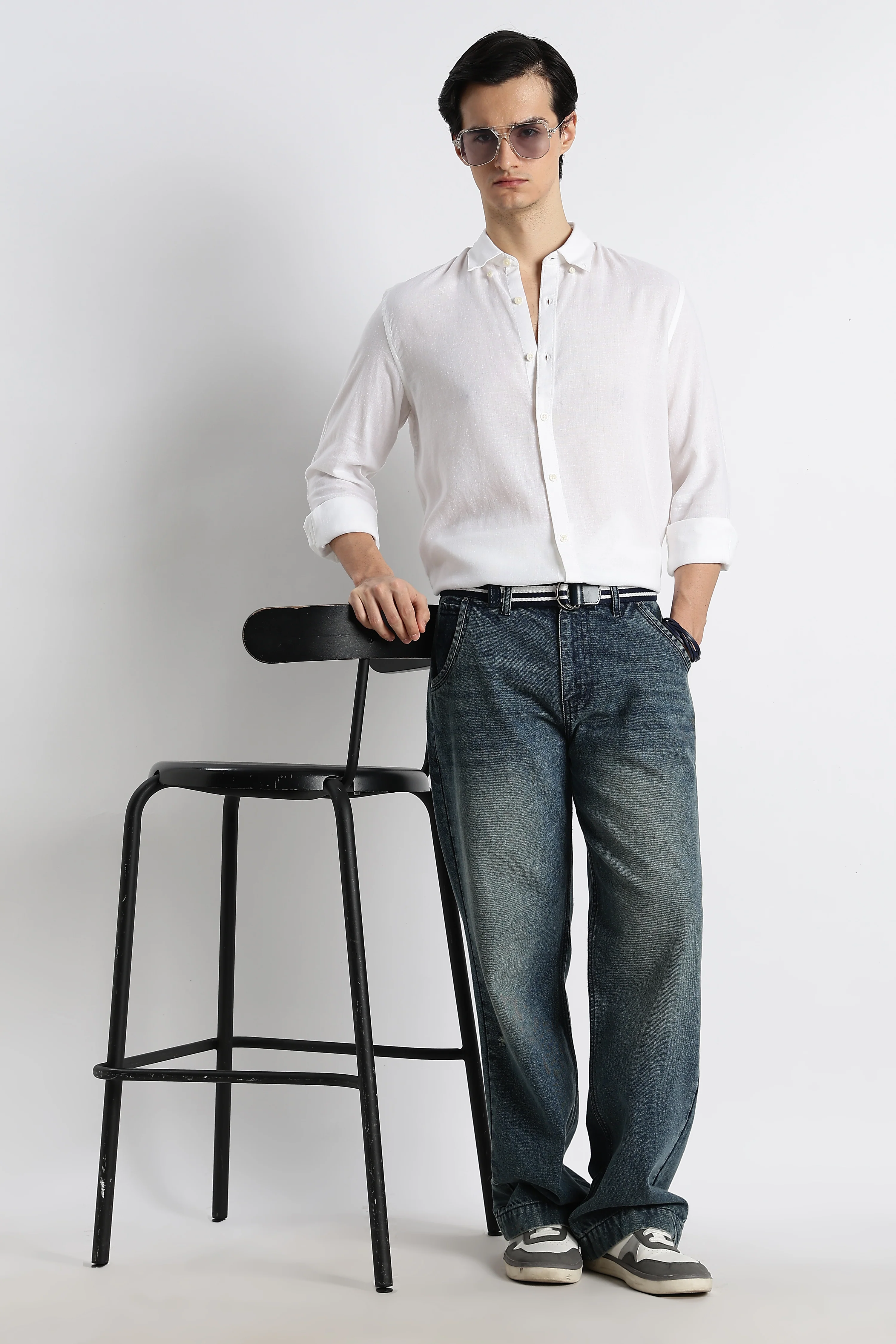 Men Cotton-Linen Shirt - Image 10