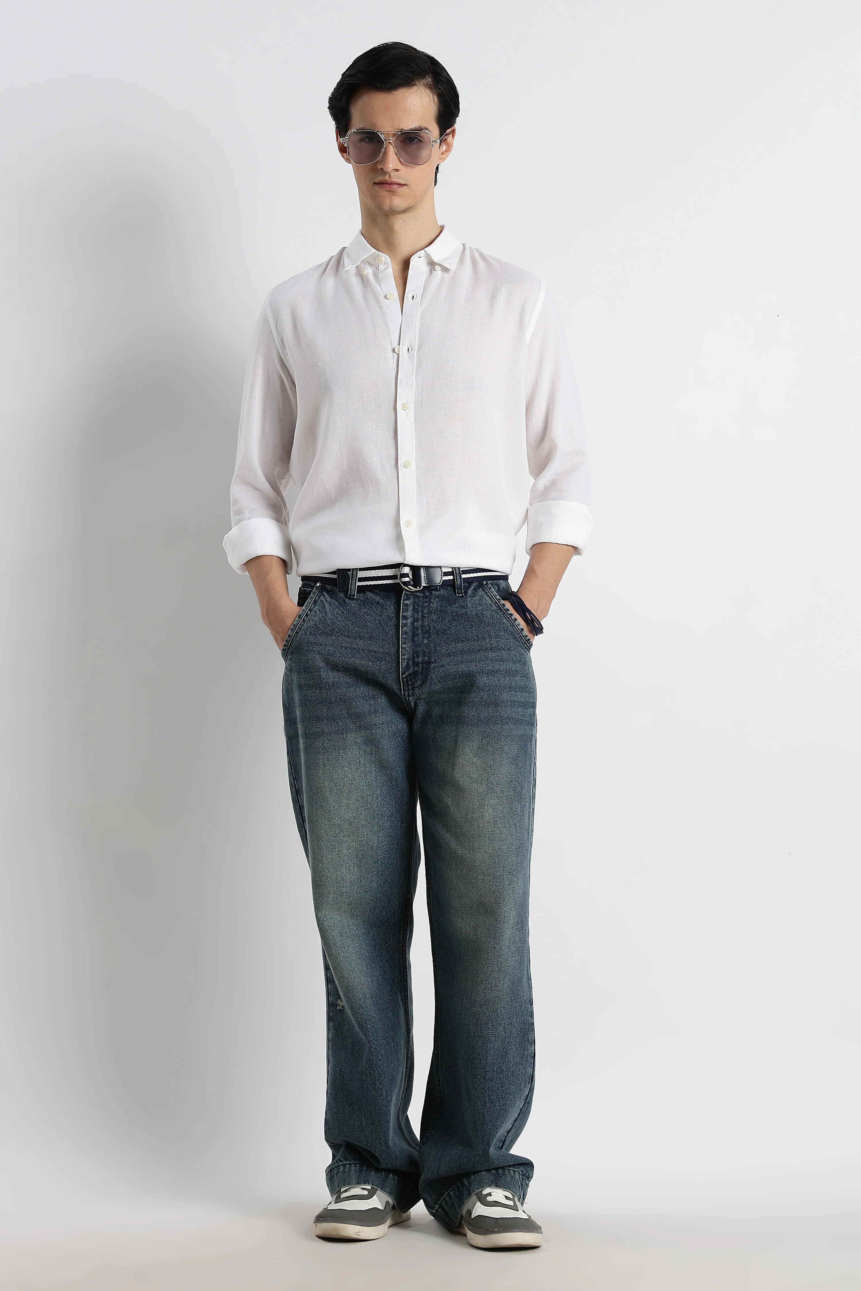 Men Cotton-Linen Shirt - Image 7