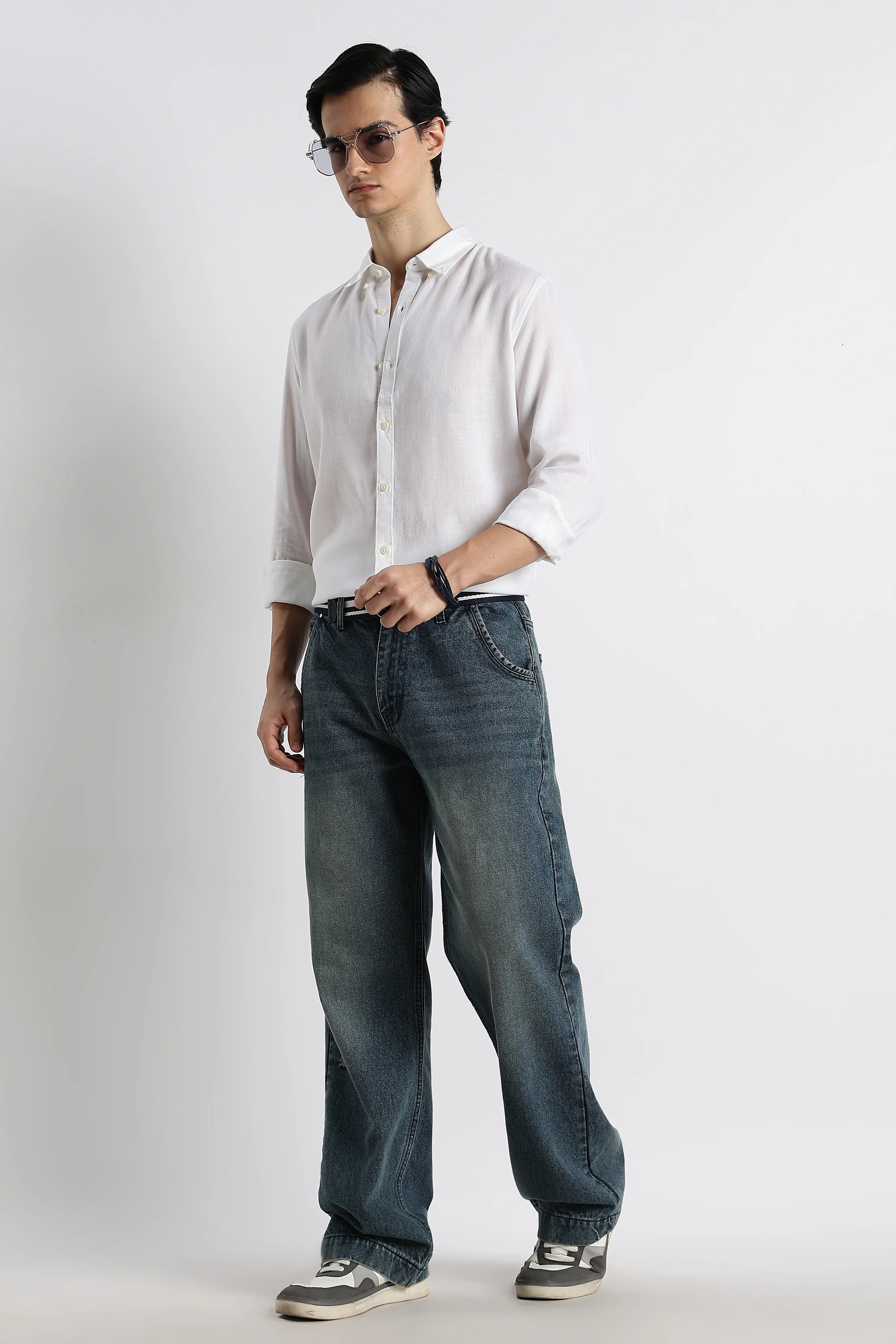 Men Cotton-Linen Shirt - Image 8