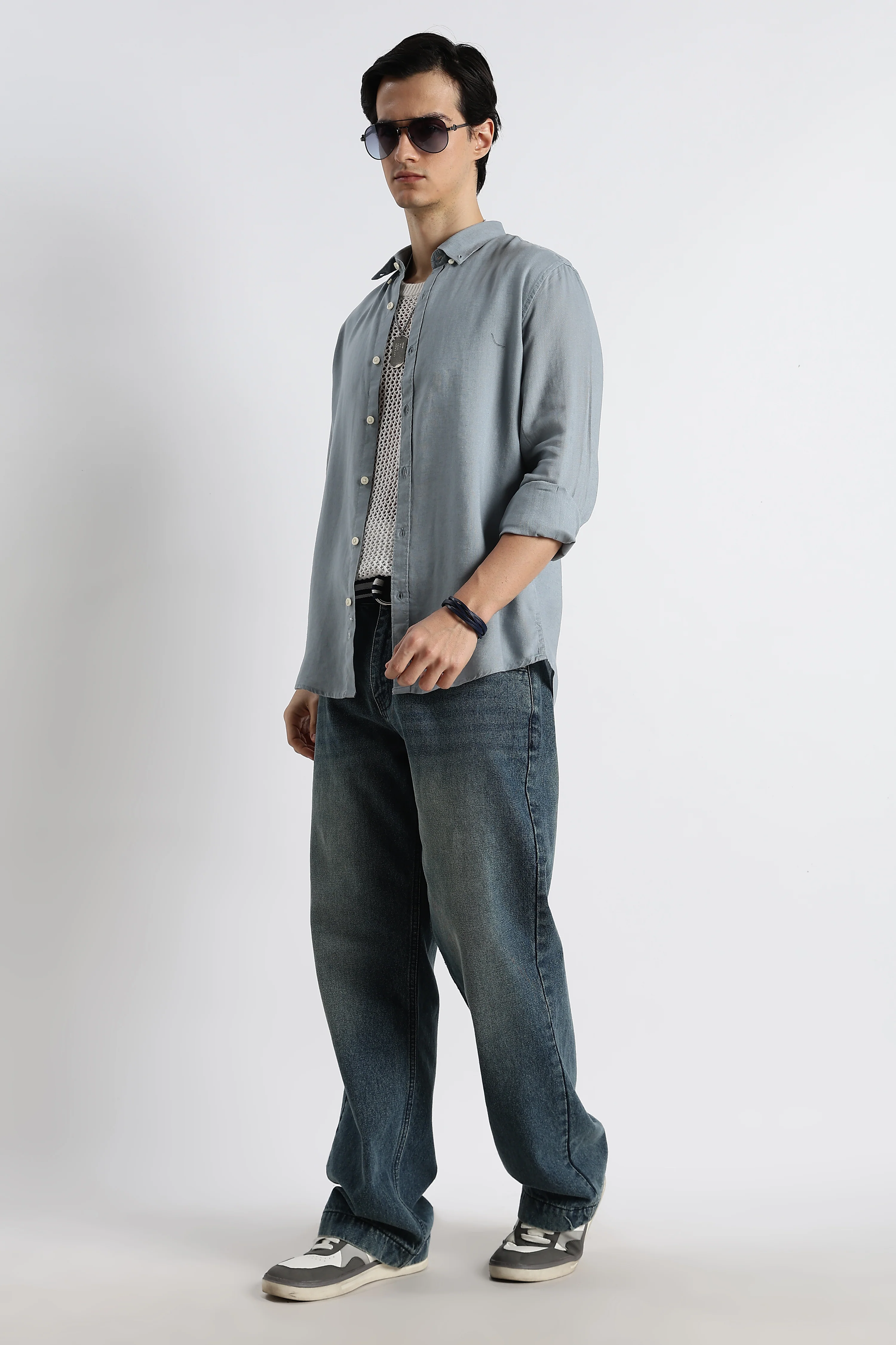 Men Cotton-Linen Shirt - Image 3