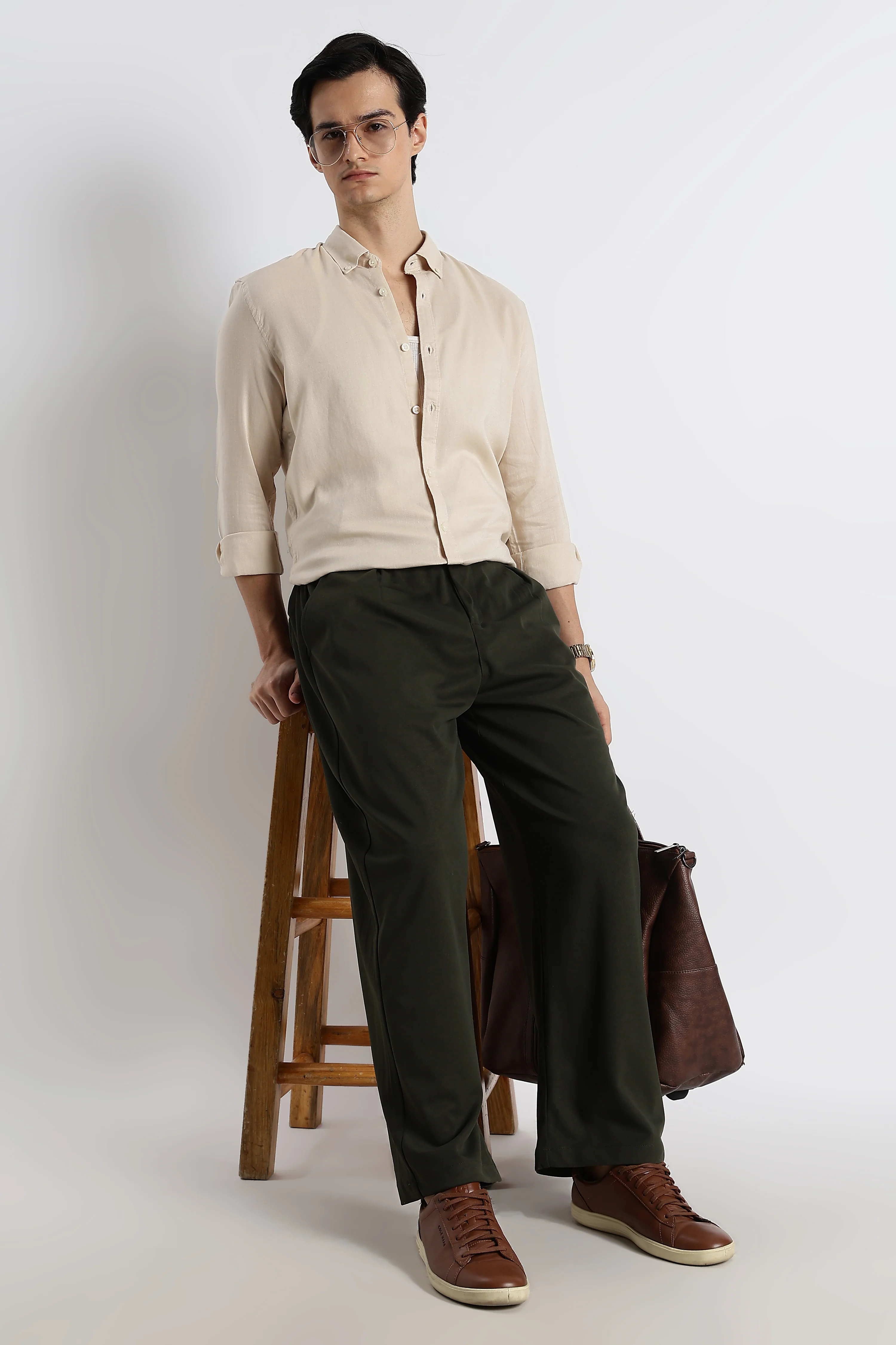 Men Cotton-Linen Shirt - Image 10