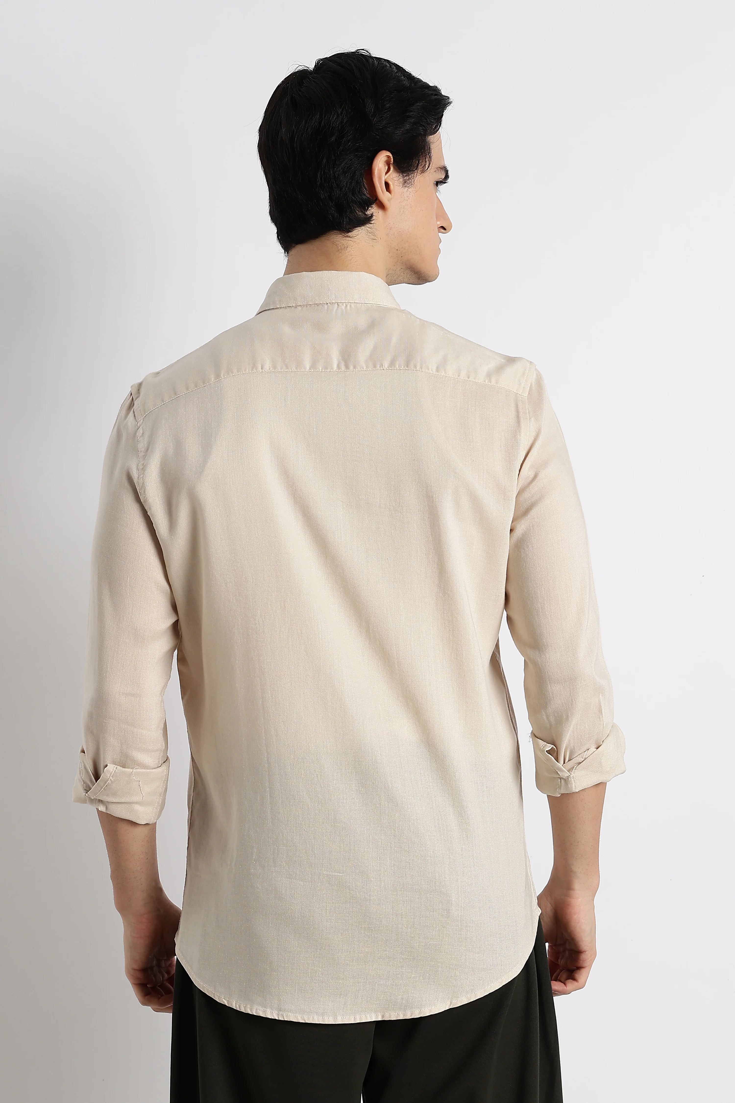 Men Cotton-Linen Shirt - Image 2