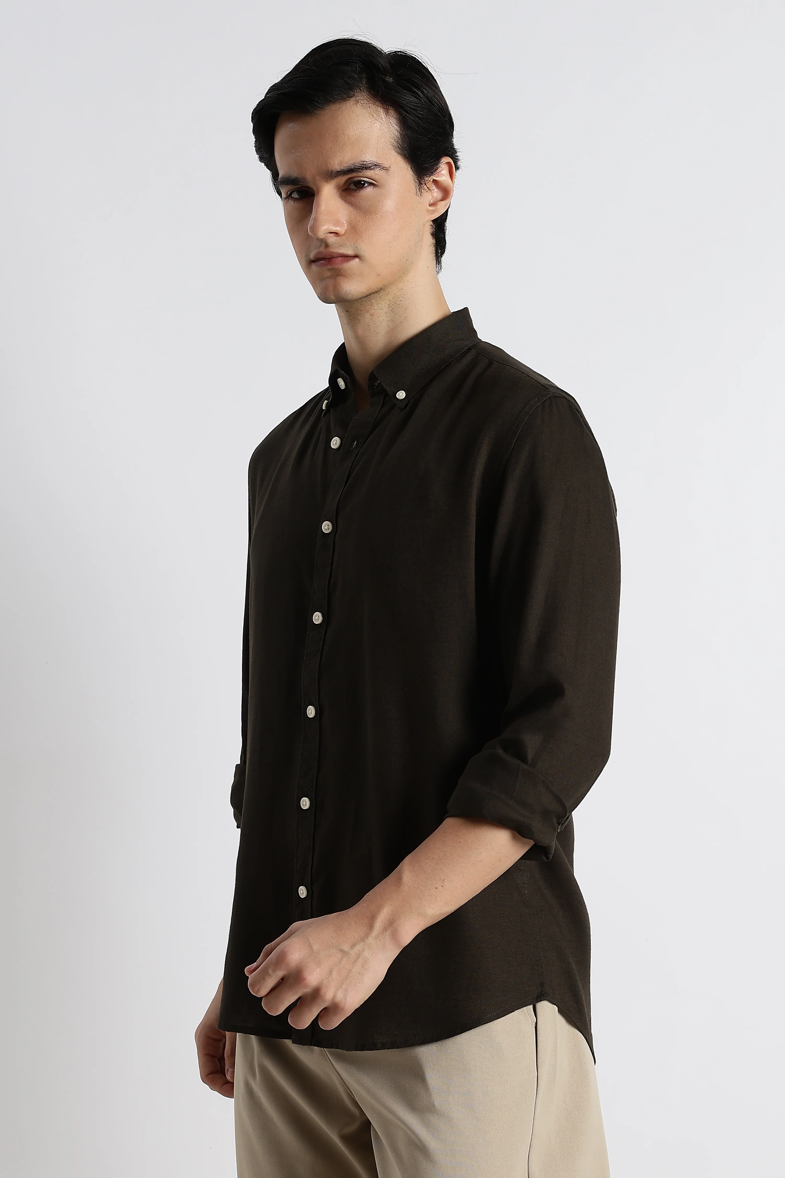 Men Cotton-Linen Shirt - Image 10