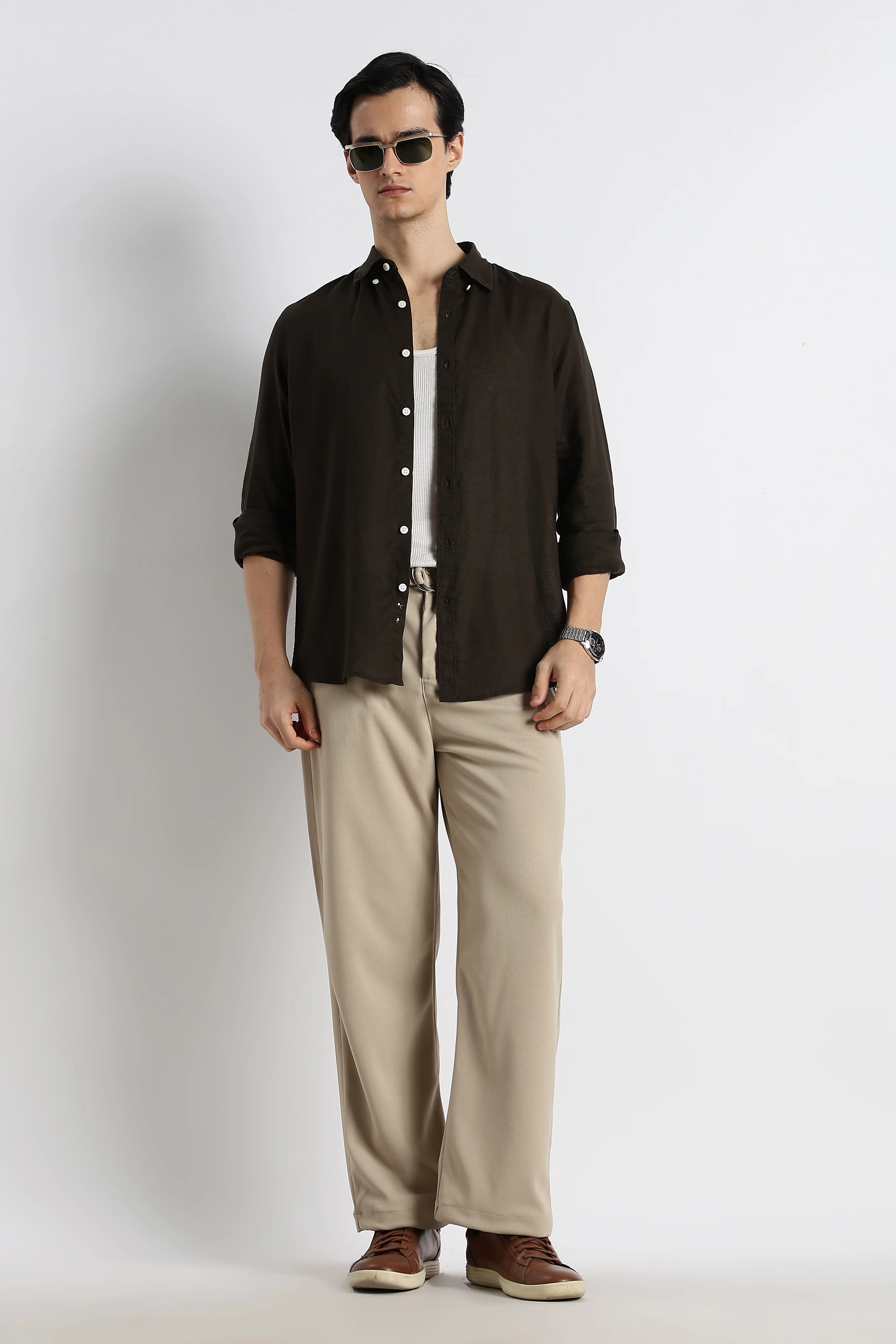 Men Cotton-Linen Shirt - Image 2