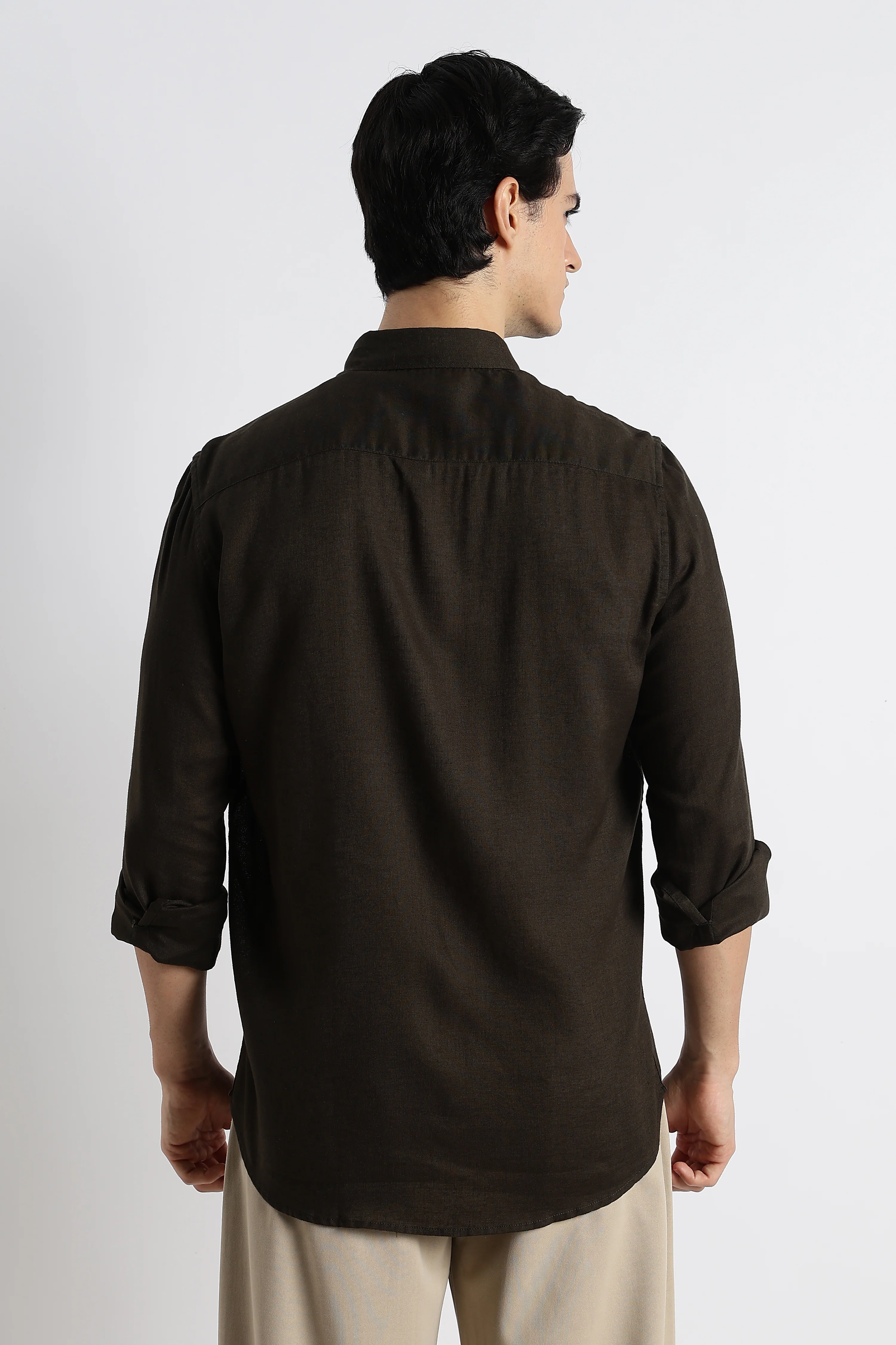 Men Cotton-Linen Shirt - Image 7