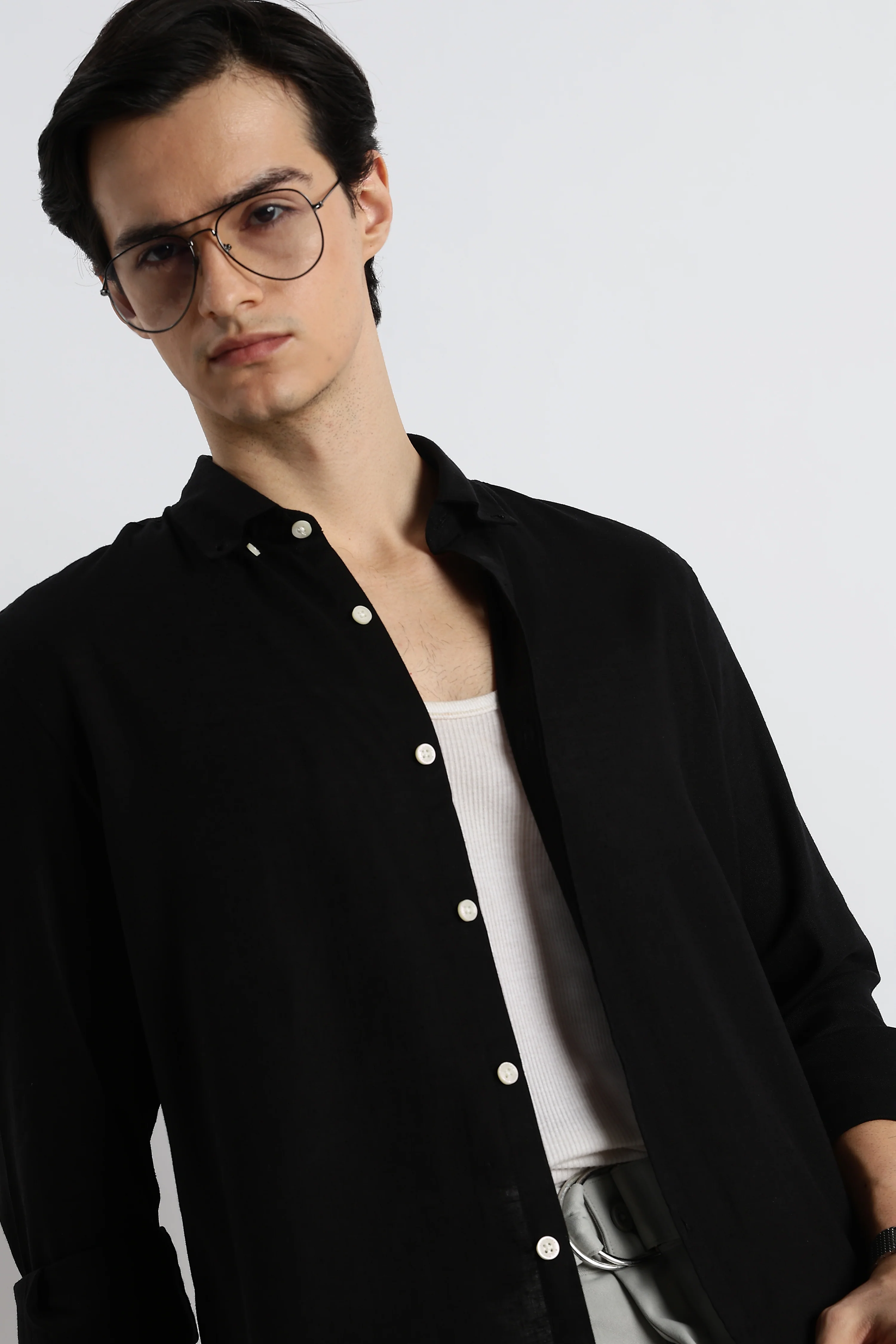 Men Cotton-Linen Shirt - Image 10